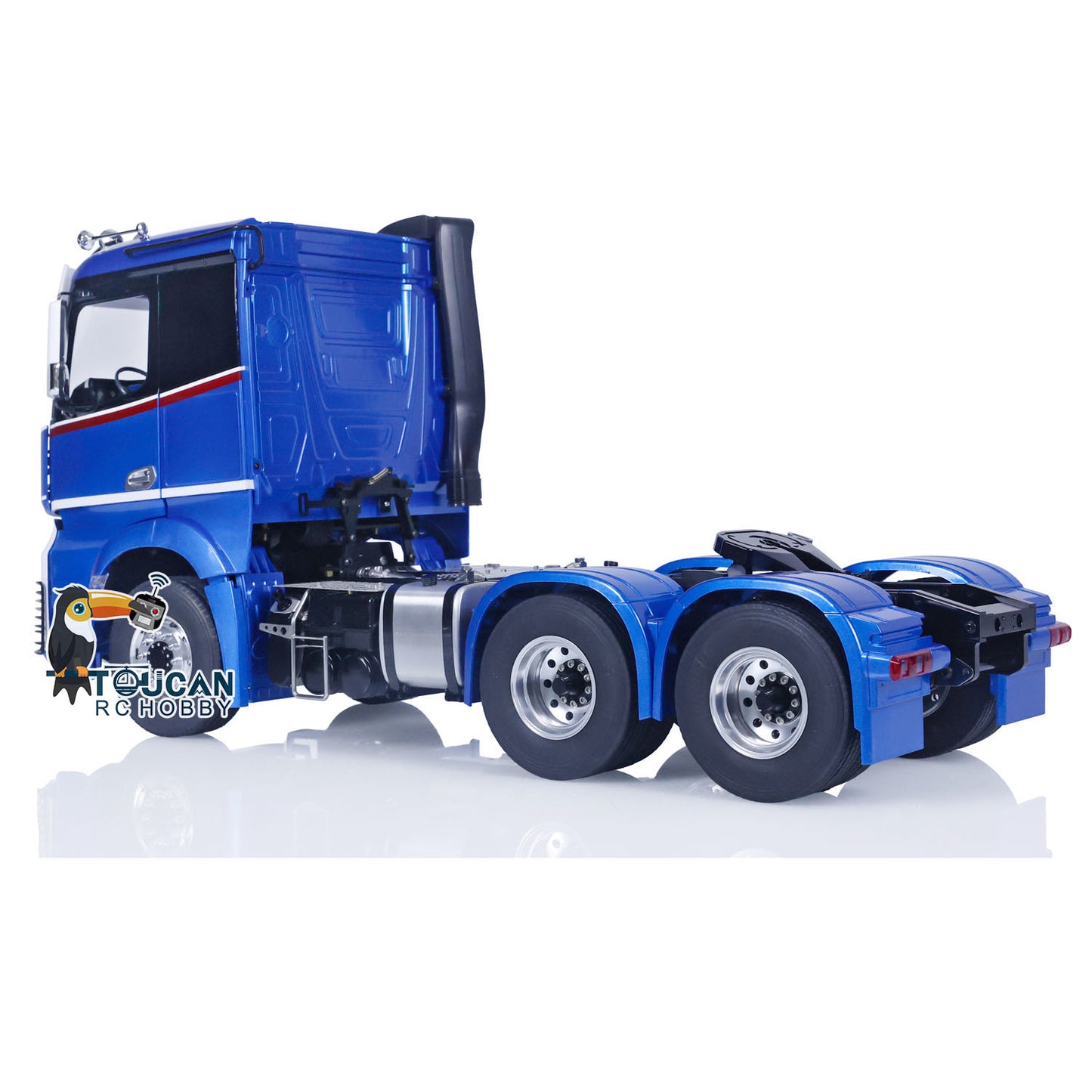 LESU 1/14 6x6 RC Tractor Truck Simulation I6S RTR Remote Controlled Car Model Roof Sounds Lights ESC Servo Motor