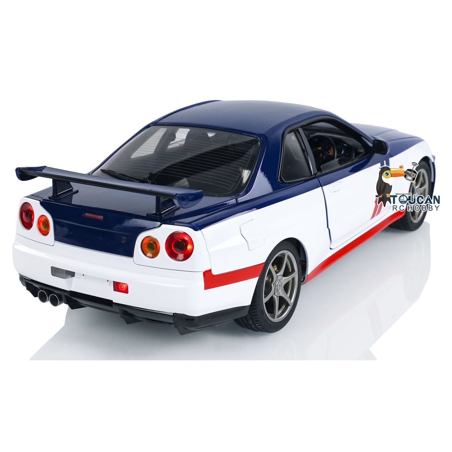 Capo R34 1/8 4WD 4x4 Metal RC Racing Car High Speed Remote Control Drift Cars RTR Ready to Run Sound Smoking Optional Versions