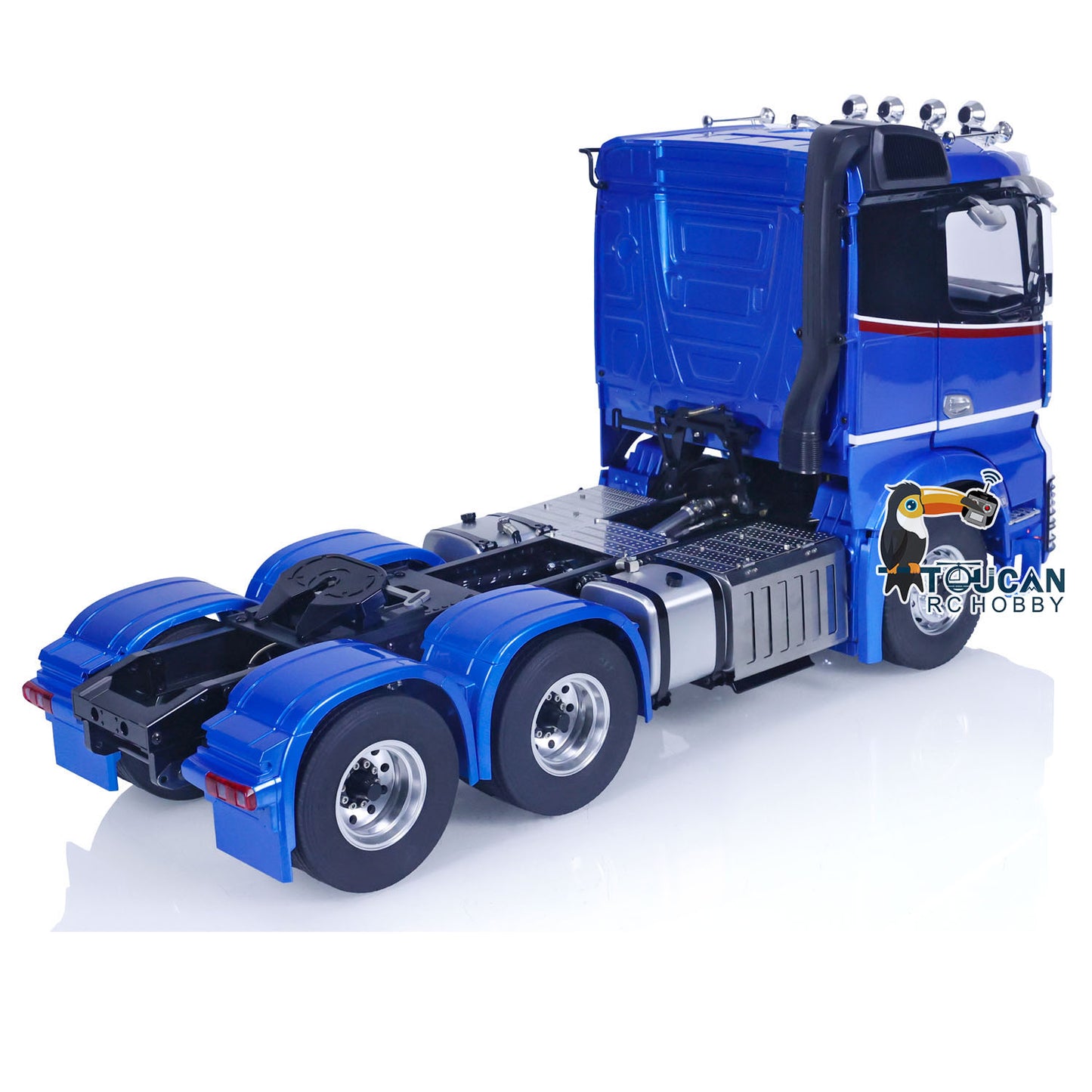 LESU 1/14 6x6 RC Tractor Truck Simulation I6S RTR Remote Controlled Car Model Roof Sounds Lights ESC Servo Motor