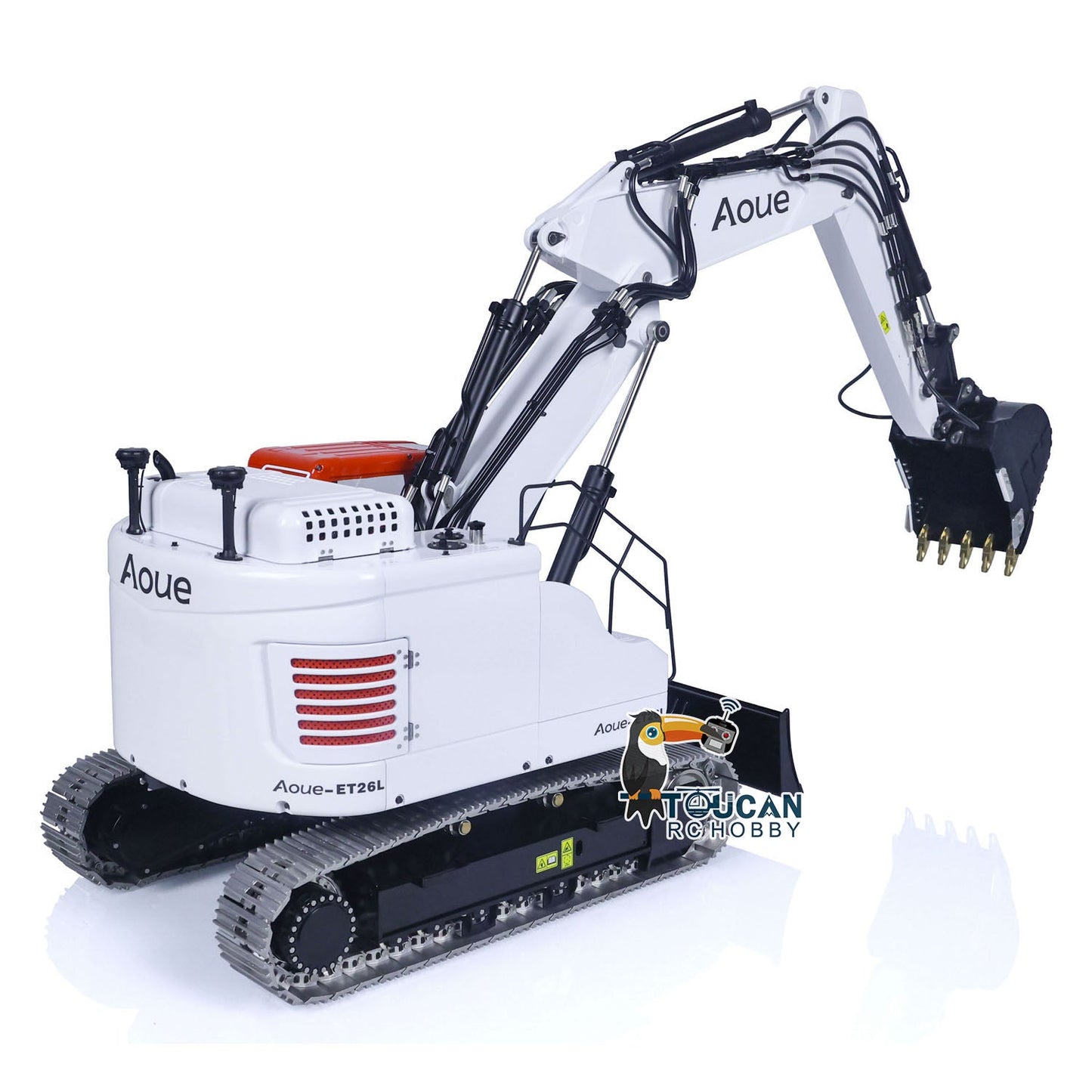 Metal LESU 1/14 RC Hydraulic Equipment Radio Controlled Excavator Aoue ET26L PL18EV Digger Hobby Model Sounds Optional Versions