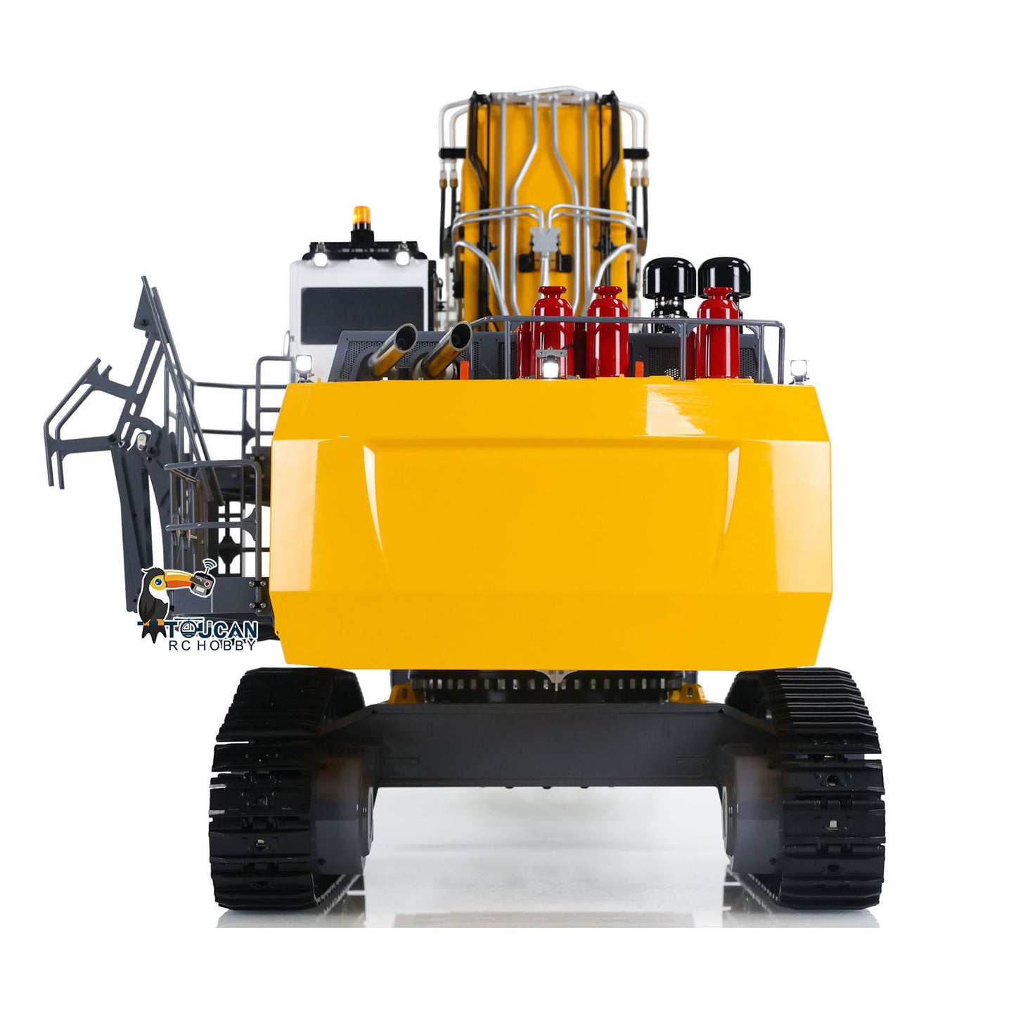 1/14 LESU AOUE 9150 RC Hydraulic Double Pump Excavator Light System Heavy Shovel Painted Construction Car