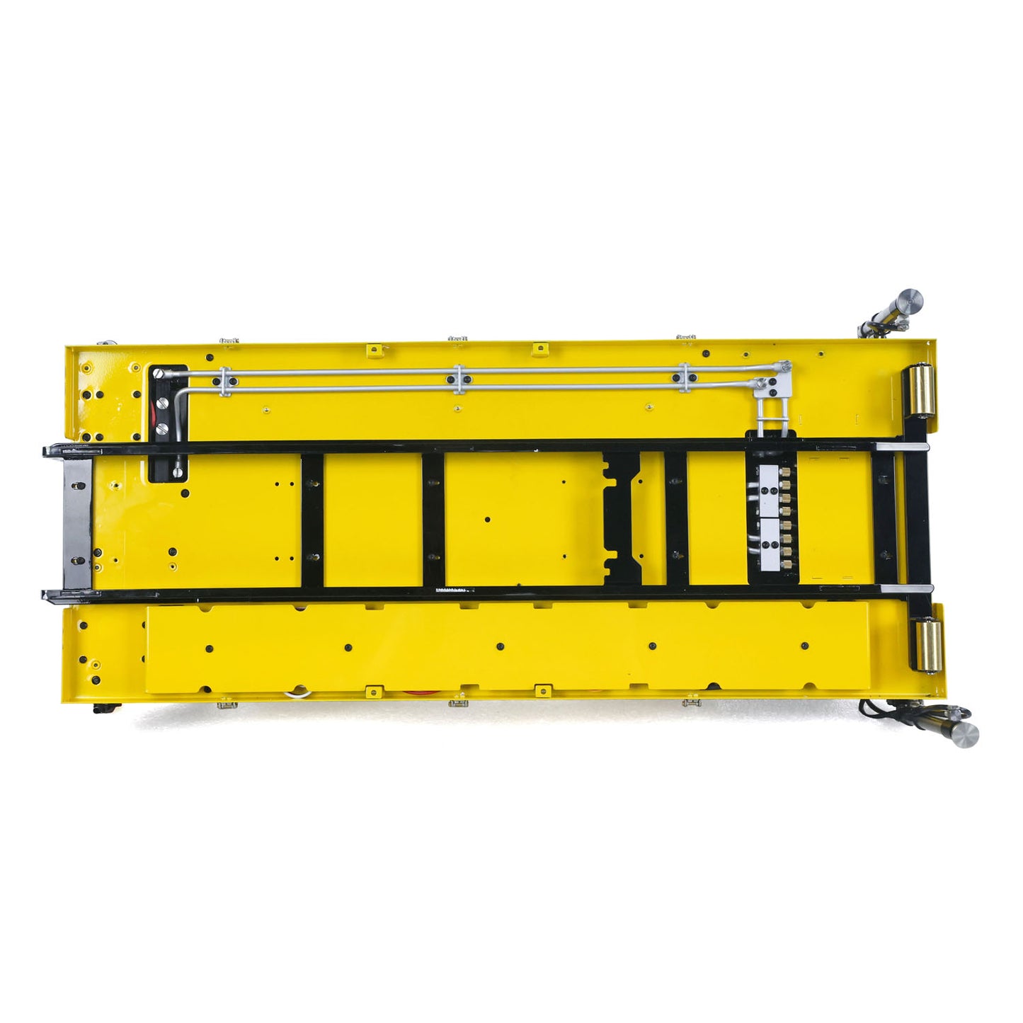 Metal Cargo Box & Hydraulic Crane 7CH Valve Pump for LESU 1/14 Radio Controleld Roll Off Dumper Truck DIY RC Tipper Model Car