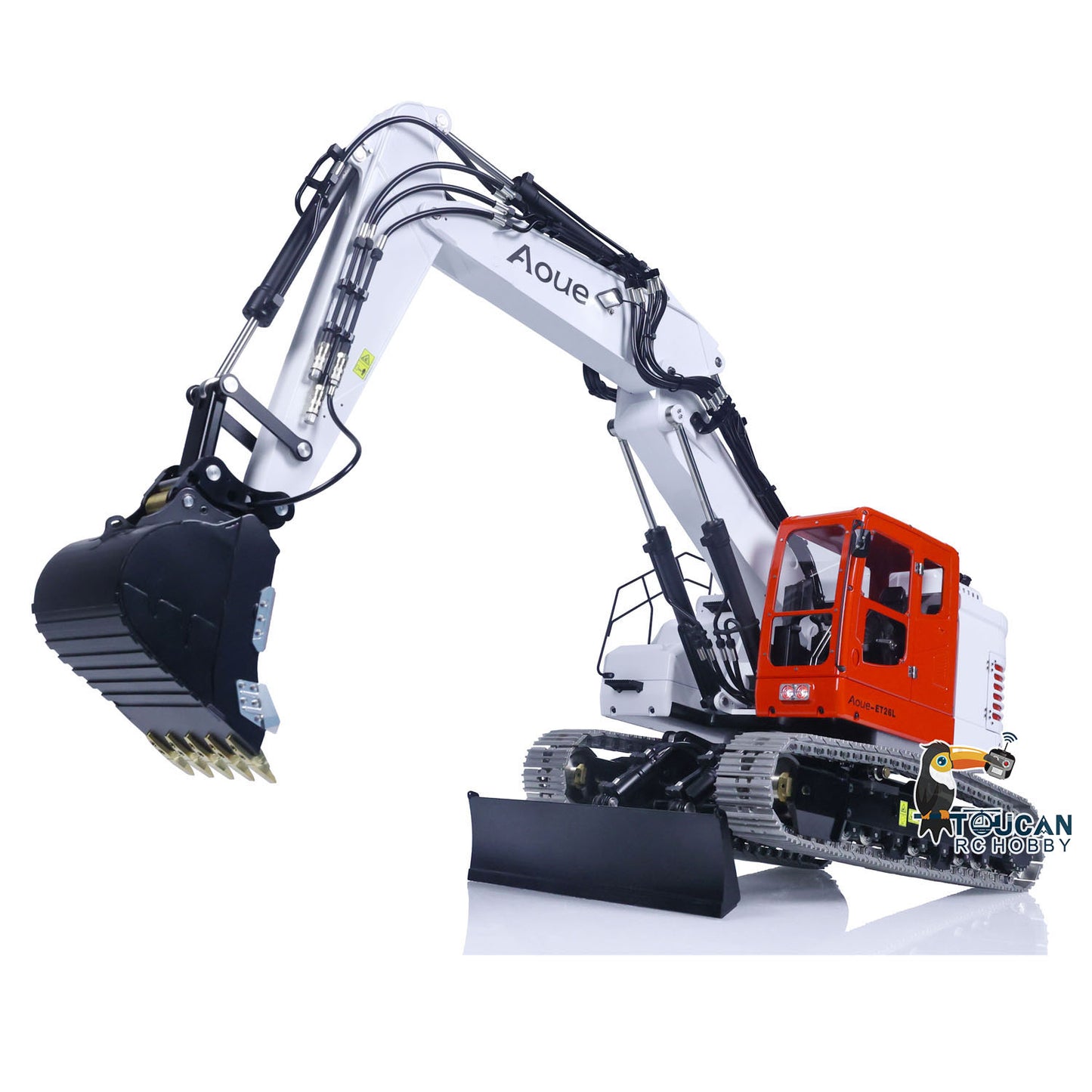 Metal LESU 1/14 RC Hydraulic Excavator Aoue ET26L PL18EV RTR Digger Model Sounds