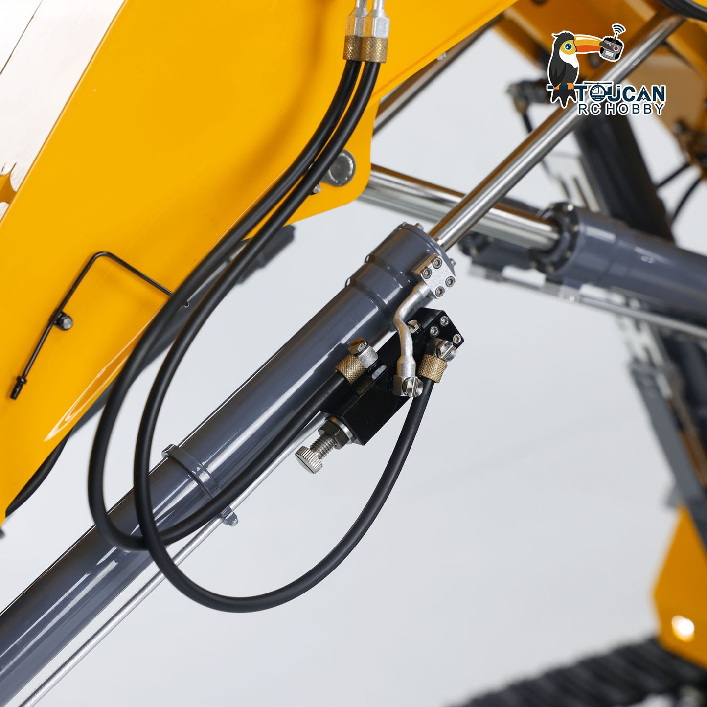 1/14 LESU AOUE 9150 RC Hydraulic Double Pump Excavator Light System Heavy Shovel Painted Construction Car