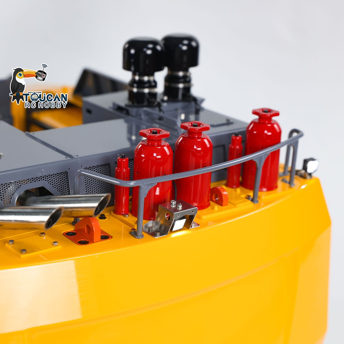1/14 LESU AOUE 9150 RC Hydraulic Double Pump Excavator Light System Heavy Shovel Painted Construction Car