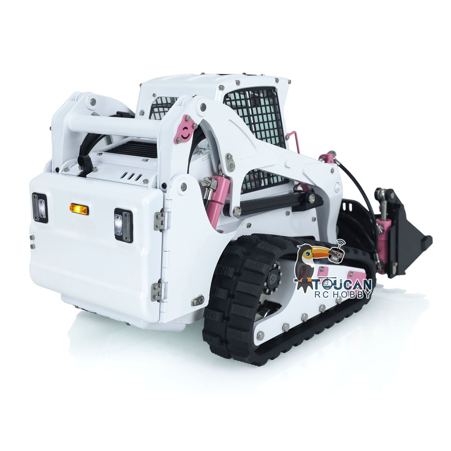 LESU 1/14 Aoue-LT5 Tracked Skid-Steer RC Hydraulic Loader RTR Remote Control Car Model DIY Rotating LED Light Sound System