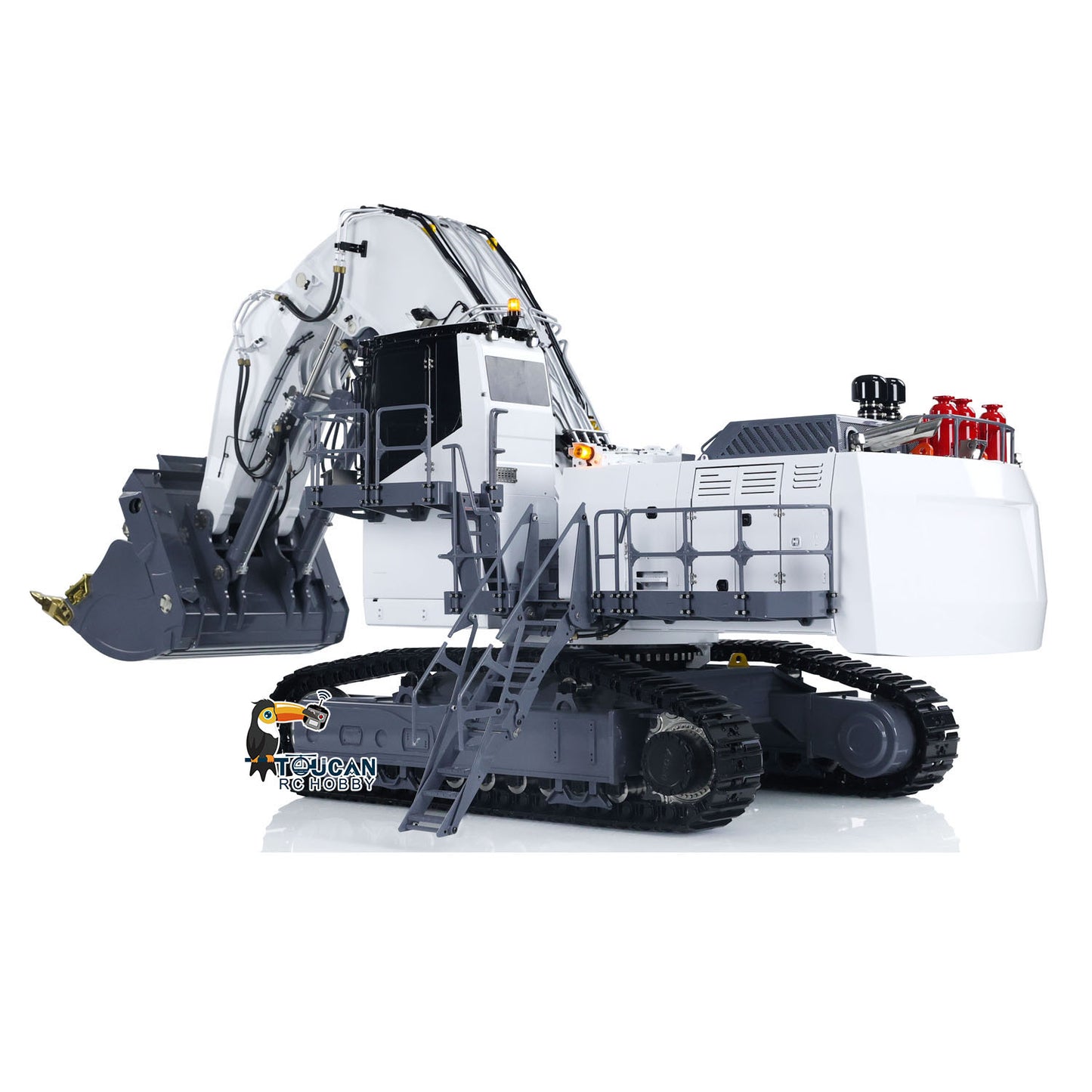 Pre-order LESU 1/14 Heavy Double Pump RC Hydraulic Metal Excavator AOUE 9150 XE Lite Radio Controlled RTR Version Digger Light System