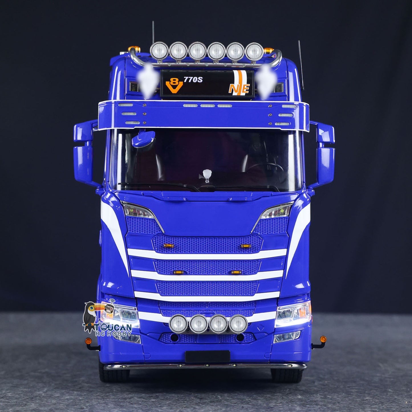 TOUCAN 770S 1/14 RC Tractor Truck 6X6 Metal Chassis Axle Locks RTR 3Speed Lorry Car Smoke Sound Light Unit Cabin Suspension ST8