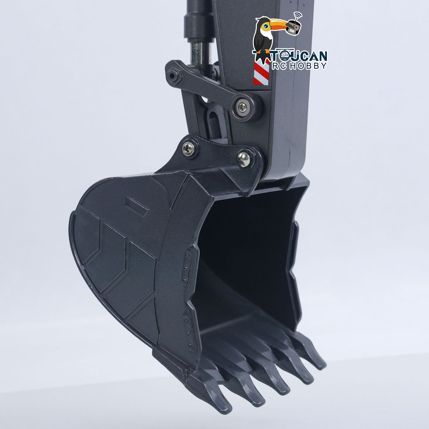 US STOCK HUINA 1/14 593 Toys Model RC Excavator Car Gift Battery 2.4G Remote Control Digger
