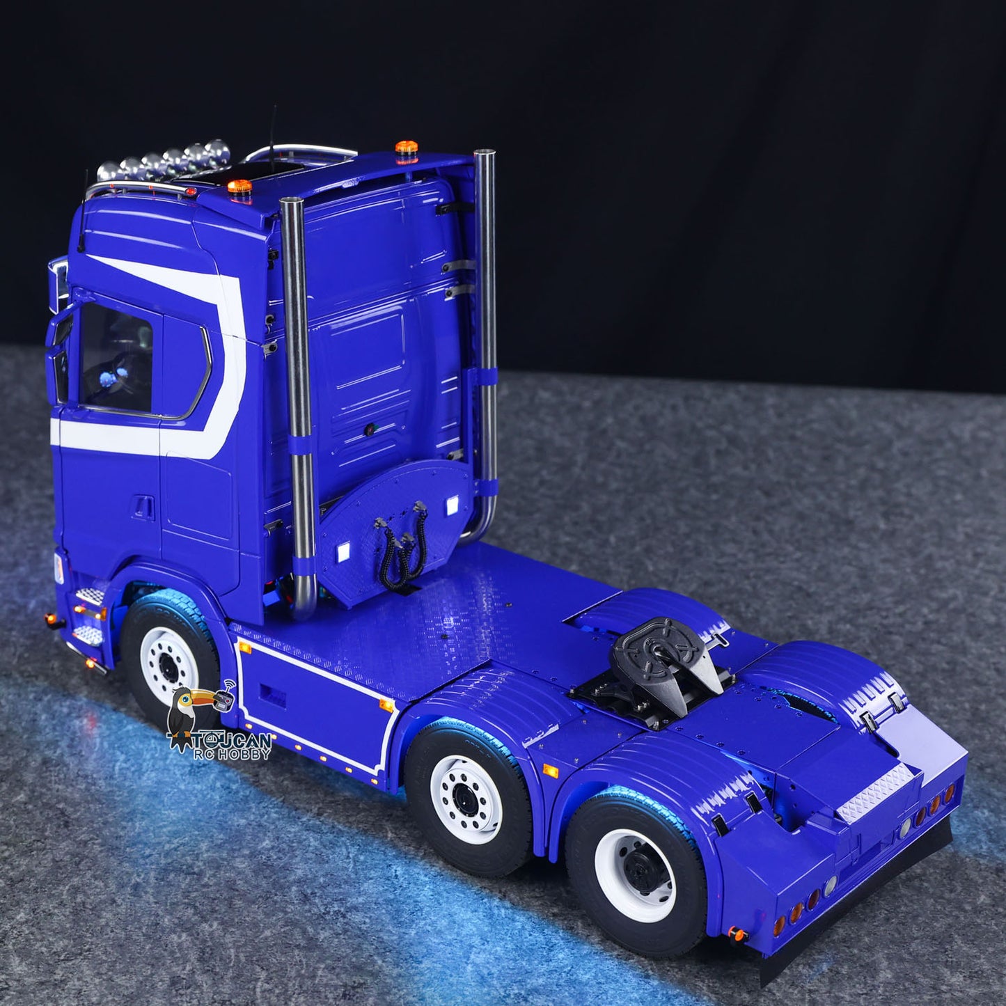 TOUCAN 770S 1/14 RC Tractor Truck 6X6 Metal Chassis Axle Locks RTR 3Speed Lorry Car Smoke Sound Light Unit Cabin Suspension ST8