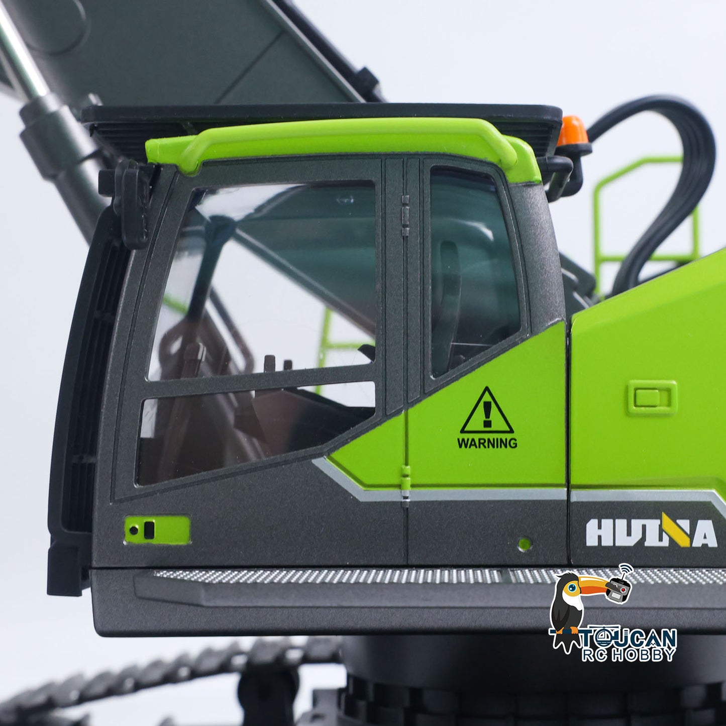 US STOCK HUINA 1/14 593 Toys Model RC Excavator Car Gift Battery 2.4G Remote Control Digger