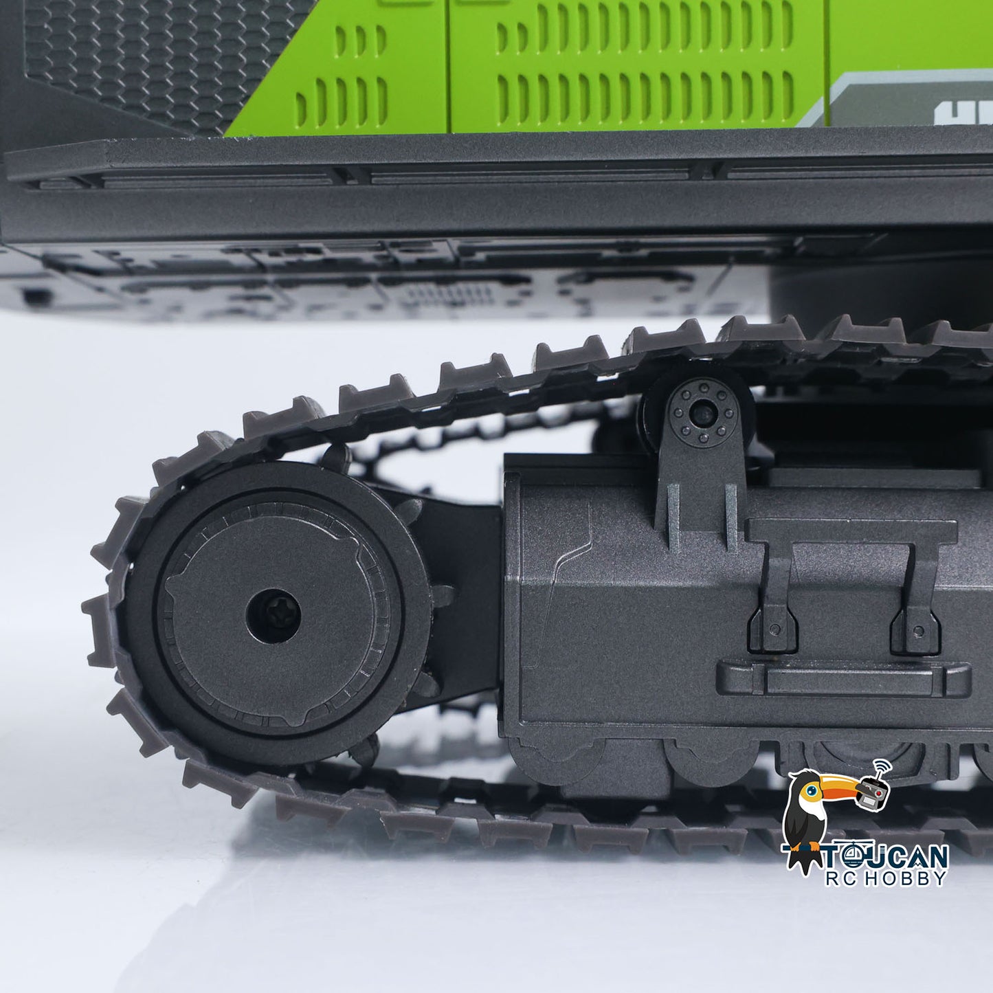 US STOCK HUINA 1/14 593 Toys Model RC Excavator Car Gift Battery 2.4G Remote Control Digger