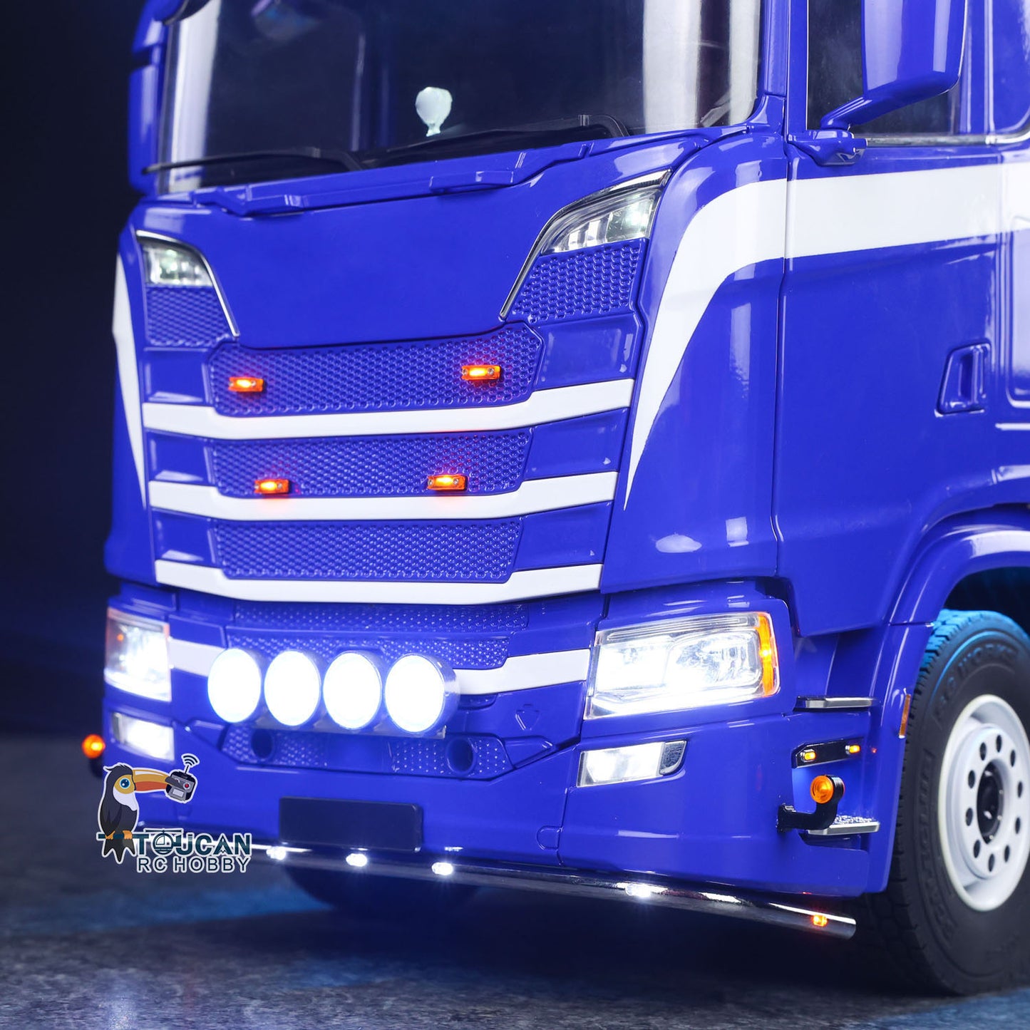 TOUCAN 770S 1/14 RC Tractor Truck 6X6 Metal Chassis Axle Locks RTR 3Speed Lorry Car Smoke Sound Light Unit Cabin Suspension ST8