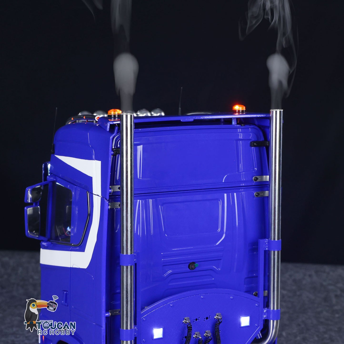 TOUCAN 770S 1/14 RC Tractor Truck 6X6 Metal Chassis Axle Locks RTR 3Speed Lorry Car Smoke Sound Light Unit Cabin Suspension ST8