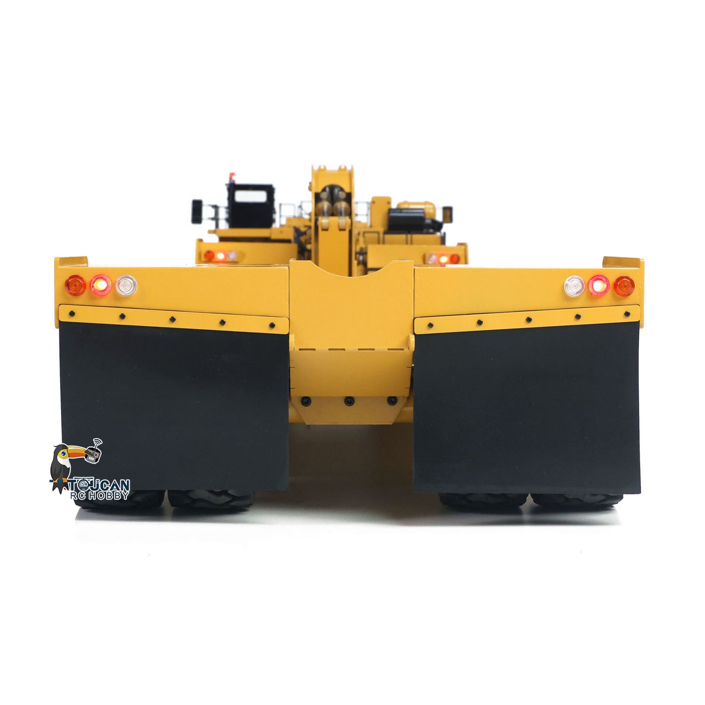 1.8Meters Long! Metal 1/20 RC Heavy Duty Hydraulic Mining Trailer C739D PRO Gooseneck Car Remote Control Construction Vehicle