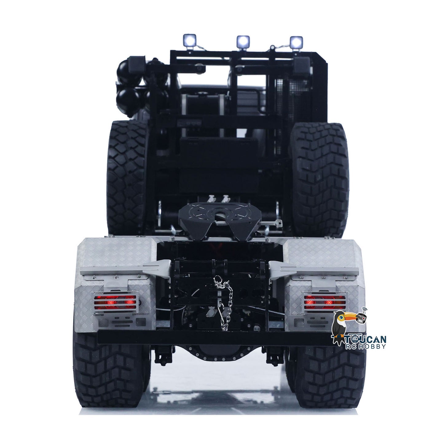 1/14 6x6 TOUCAN Hydraulic RC Dump Truck Metal Radio Controlled Tipper Car Differential Lock Light Sound FlySky I6S