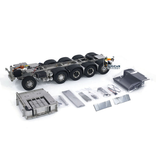 ScaleClub 1/14 10x10 Metal Chassis for RC Tractor Truck FH750 Remote Control Car Simulation Vehicle Hobby Model Parts for DIY