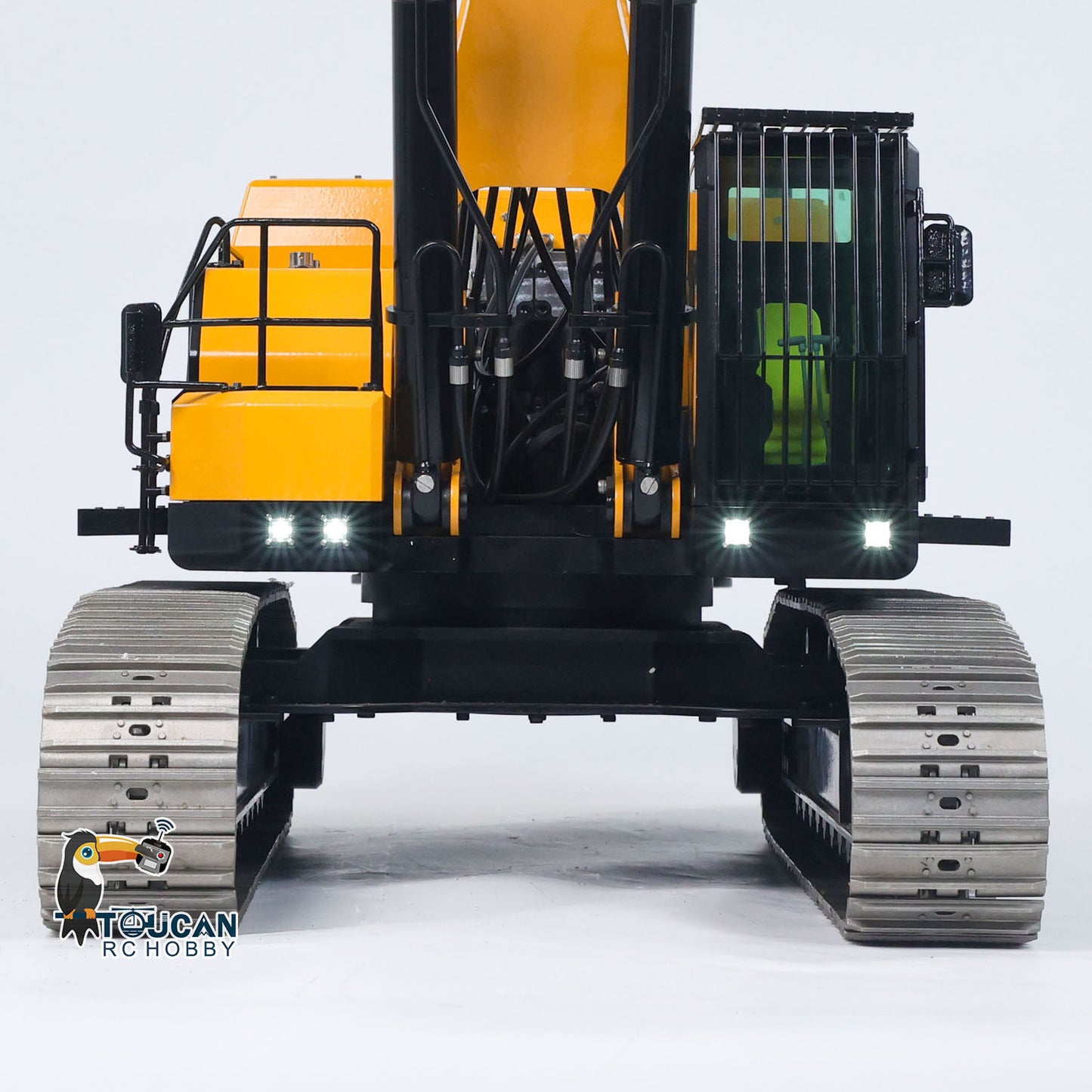 1/12 RC Hydraulic Heavy Excavator 395F Metal Remote Control Digger Finished Model 1.0L Dual Pump Paladin PL18EV LITE Radio
