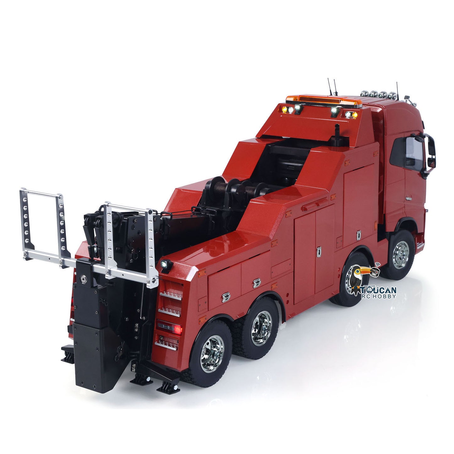 Customized DIY TAMIYA 56362 1/14 8x4 RC Wrecker Tow Truck Rescue Car FH16 RTR Electric Recovery Vehicles I6S Radio Battery Sound