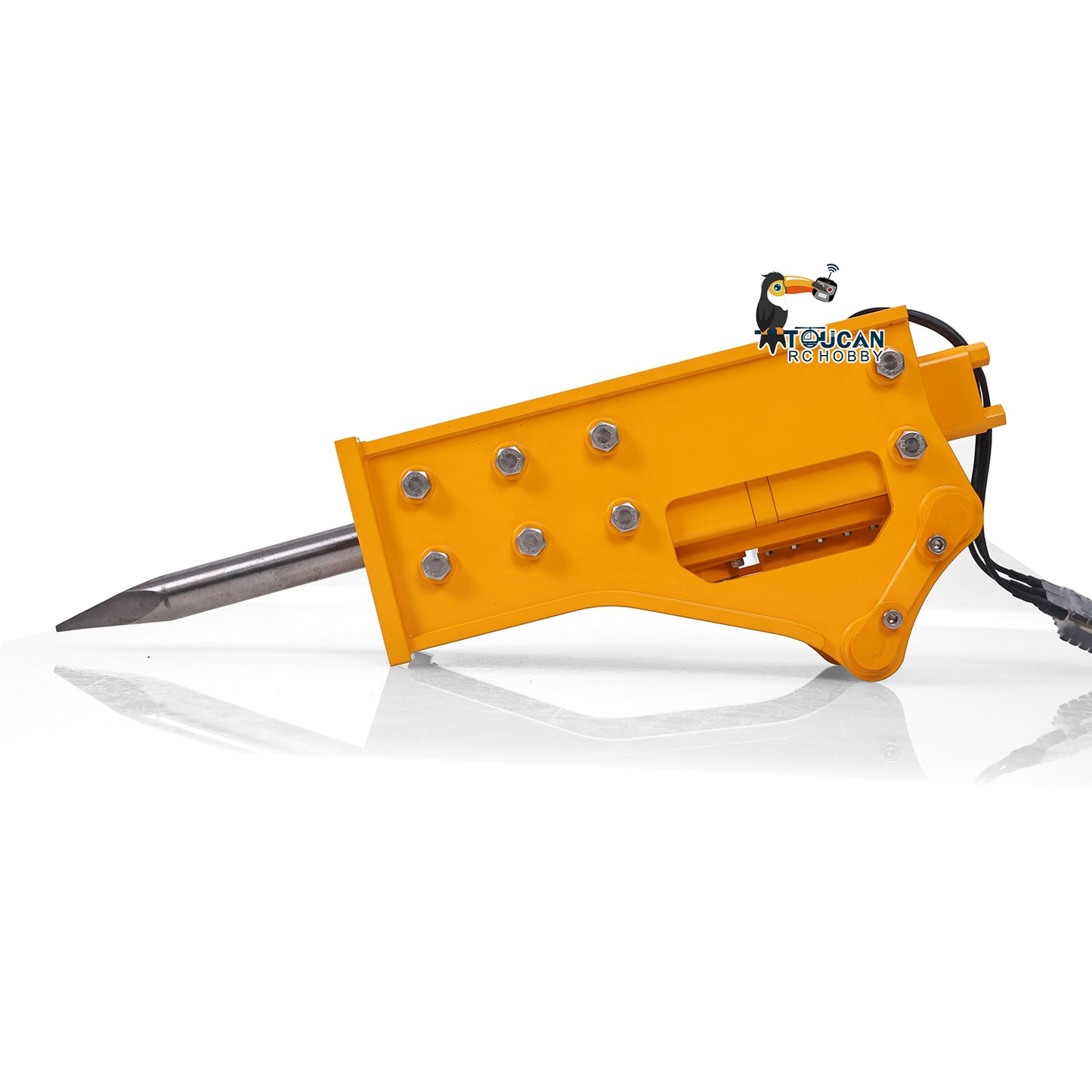 Metal Painted Electric Hammer for 1/12 RC Hydraulic Digger C395 Dual Pump Remote Control Construction Vehicles Excavator Engineering Machine