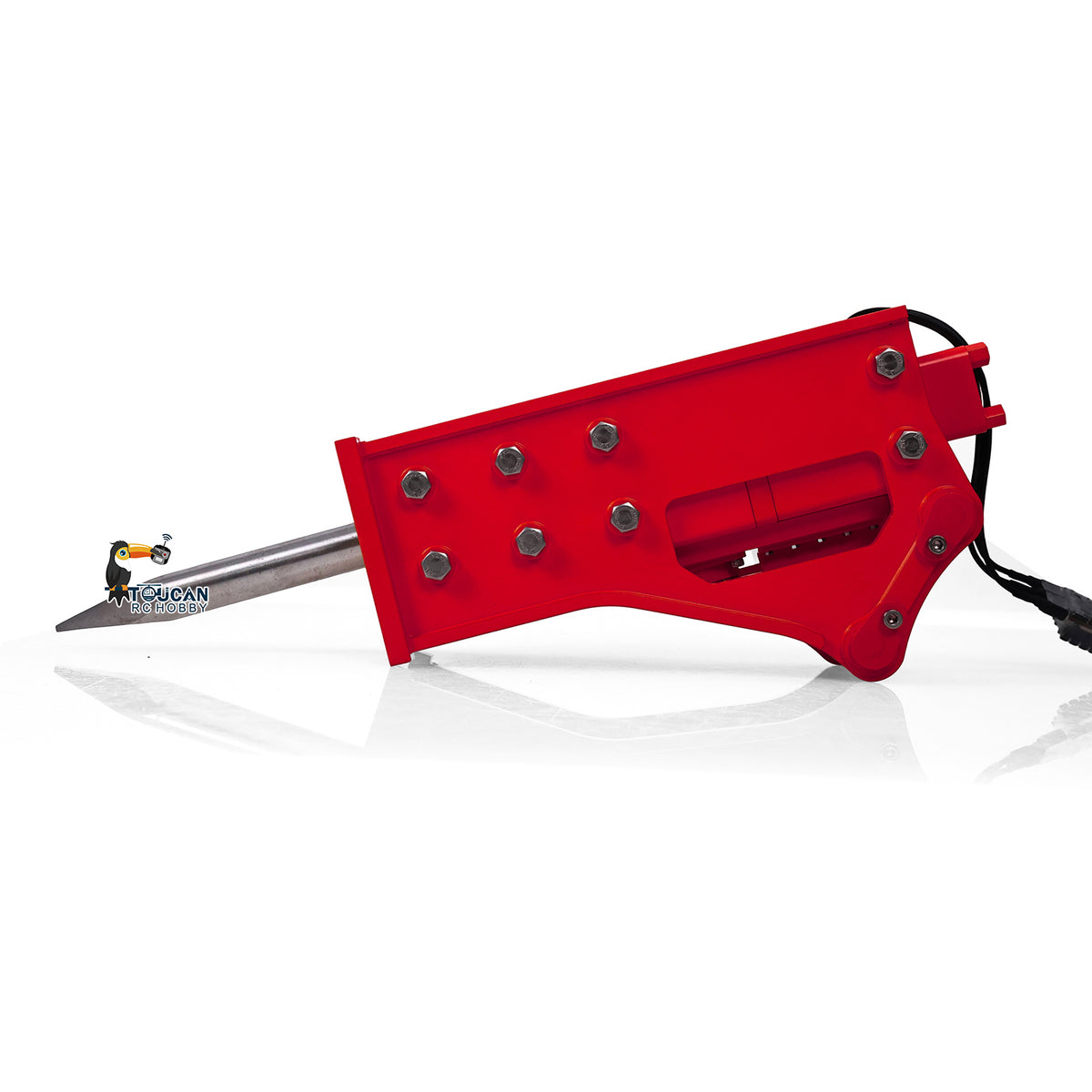 1/12 RC Hydraulic Excavator Attachments Metal Electric Hammer Hydraulic Shear Grille Bucket Rake Ripper Grading Bucket Set for C395 LR976 EC650