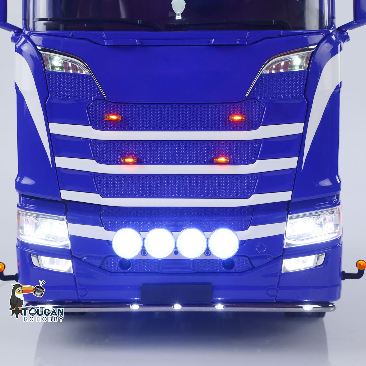 TOUCAN 770S 1/14 RC Tractor Truck 6X6 Metal Chassis Axle Locks RTR 3Speed Lorry Car Smoke Sound Light Unit Cabin Suspension ST8