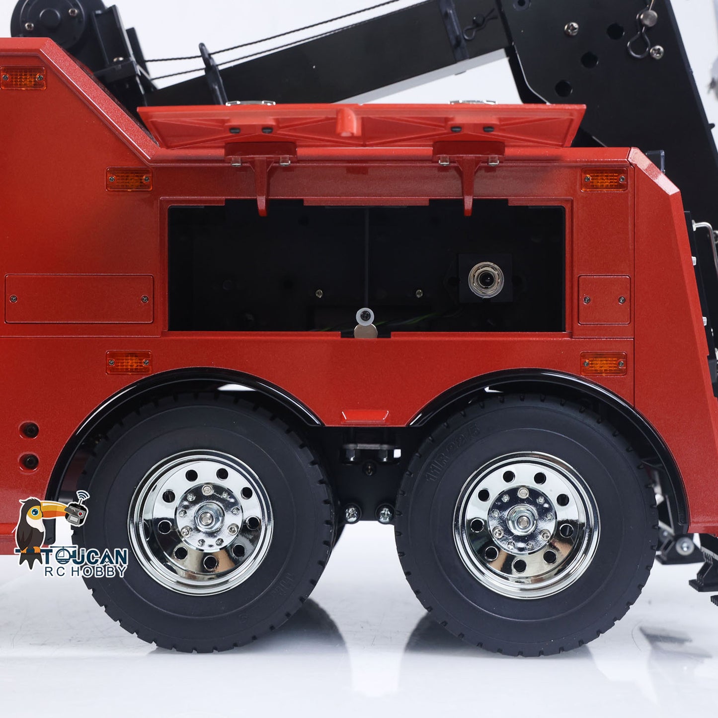 Customized DIY TAMIYA 56362 1/14 8x4 RC Wrecker Tow Truck Rescue Car FH16 RTR Electric Recovery Vehicles I6S Radio Battery Sound