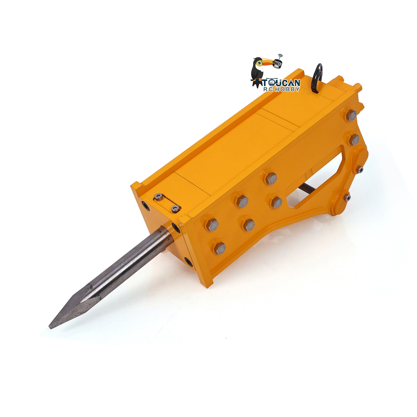 Metal Painted Electric Hammer for 1/12 RC Hydraulic Digger C395 Dual Pump Remote Control Construction Vehicles Excavator Engineering Machine