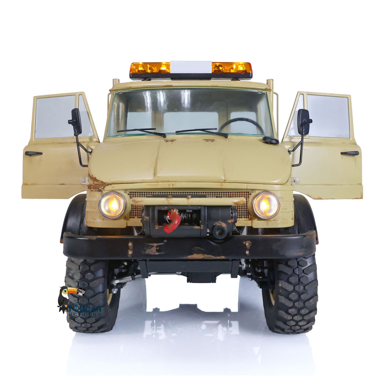 LESU 1/10 4x4 Metal RC Off-Road Vehicles Remote Control Car UM406 Painted Assembled Trucks RTR with ESC Servo FS I6S Controls