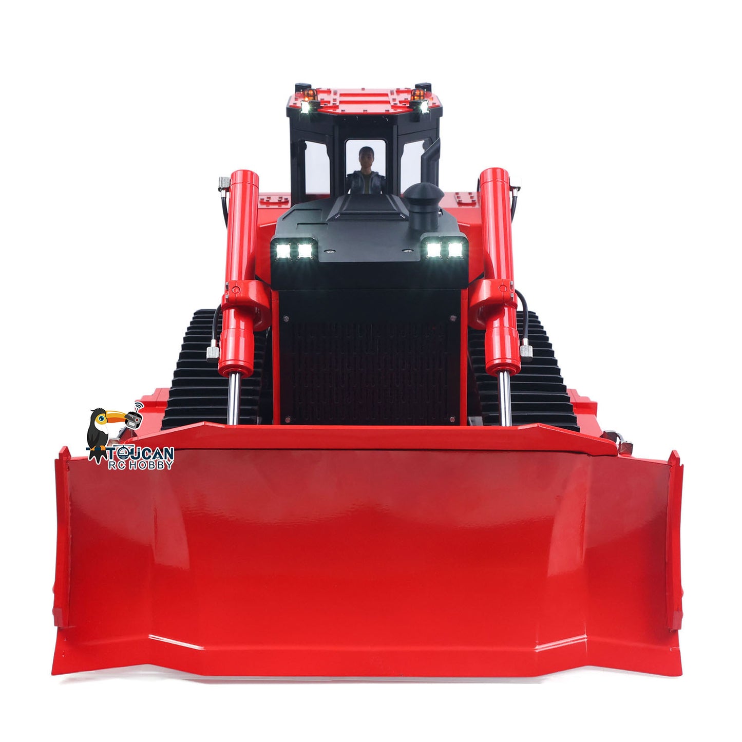 TOUCAN RTR Metal 1/12 Hydraulic Remote Control Bulldozer D155AX RC Dozer Model 7 Way Valve Brushless Motor Radio Master TX15 Battery