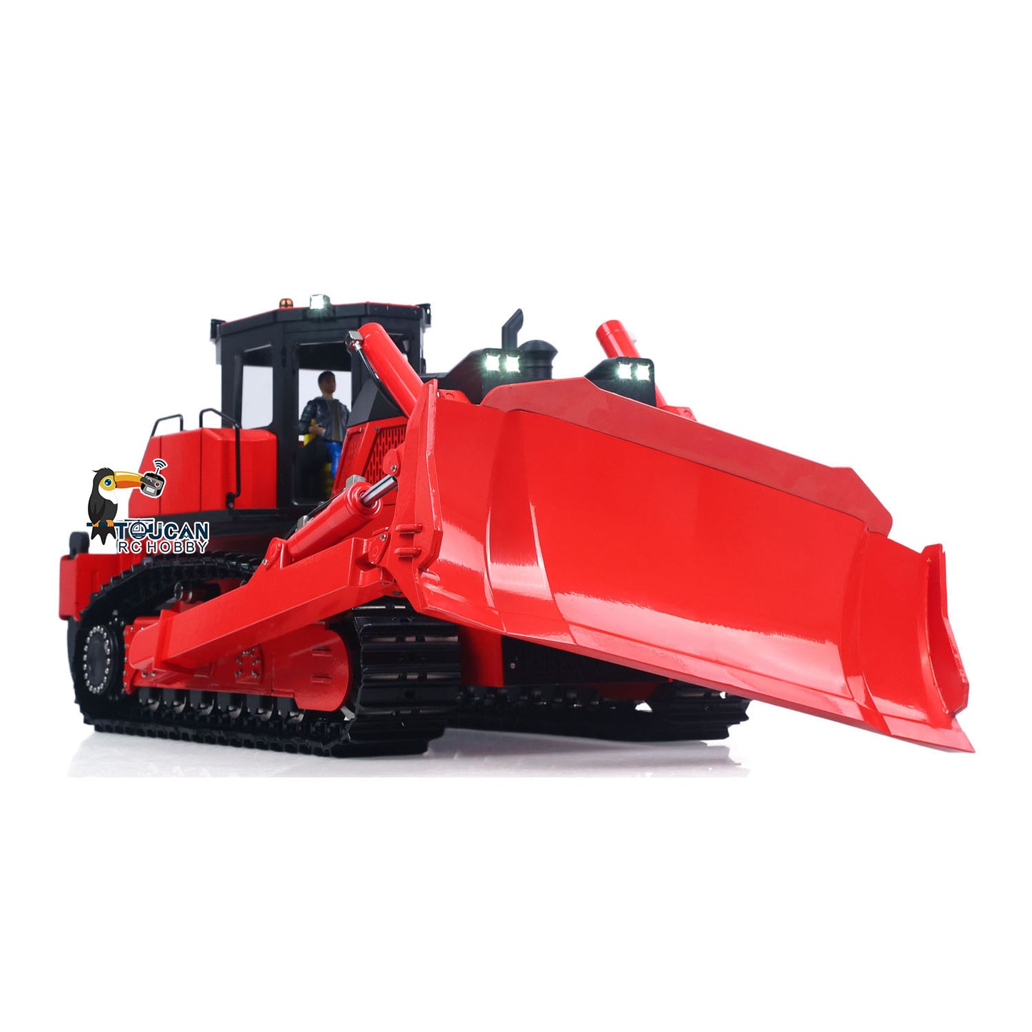 TOUCAN RTR Metal 1/12 Hydraulic Remote Control Bulldozer D155AX RC Dozer Model 7 Way Valve Brushless Motor Radio Master TX15 Battery