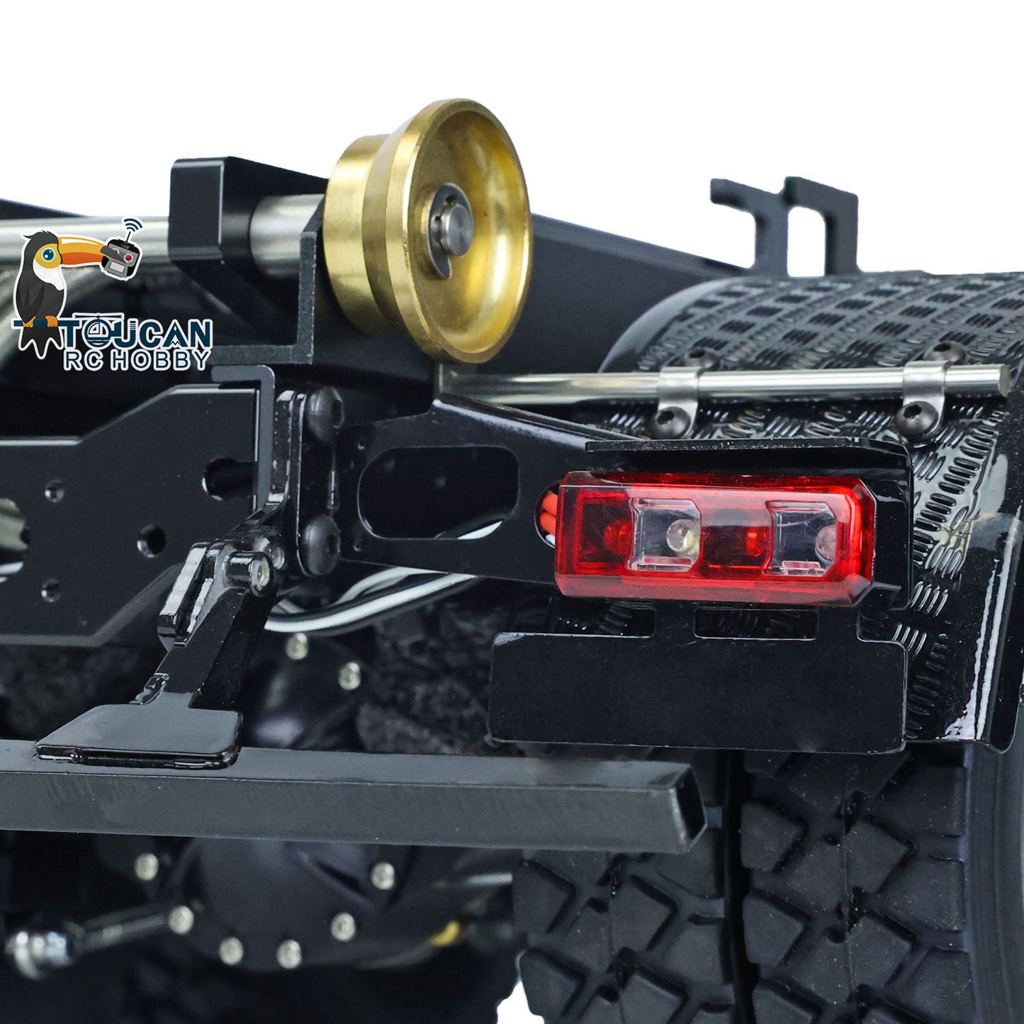 In Stock LESU 1/14 Scale 8x8 Truck Hydraulic Remote Controlled Dumper Roll On/Off Tipper Model Sound Light System Motor Front Towing Hook