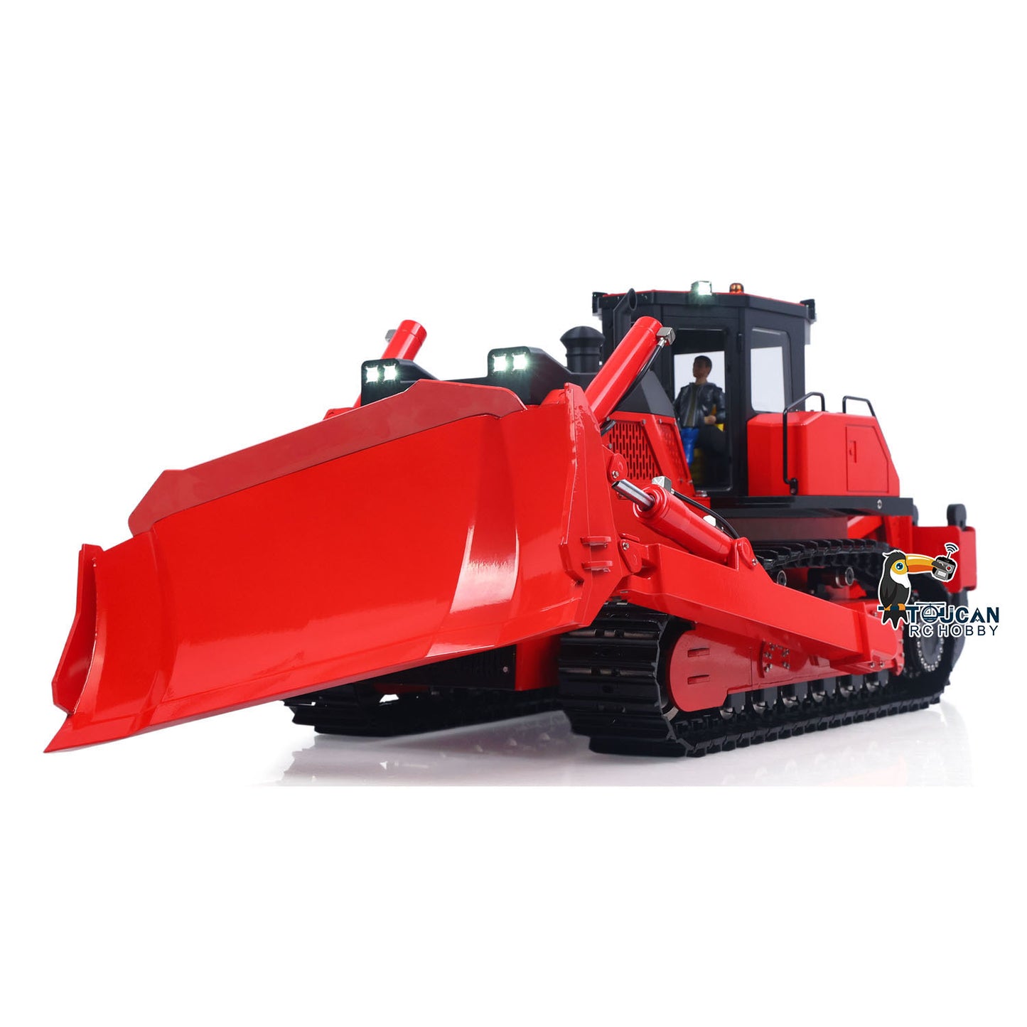 TOUCAN RTR Metal 1/12 Hydraulic Remote Control Bulldozer D155AX RC Dozer Model 7 Way Valve Brushless Motor Radio Master TX15 Battery