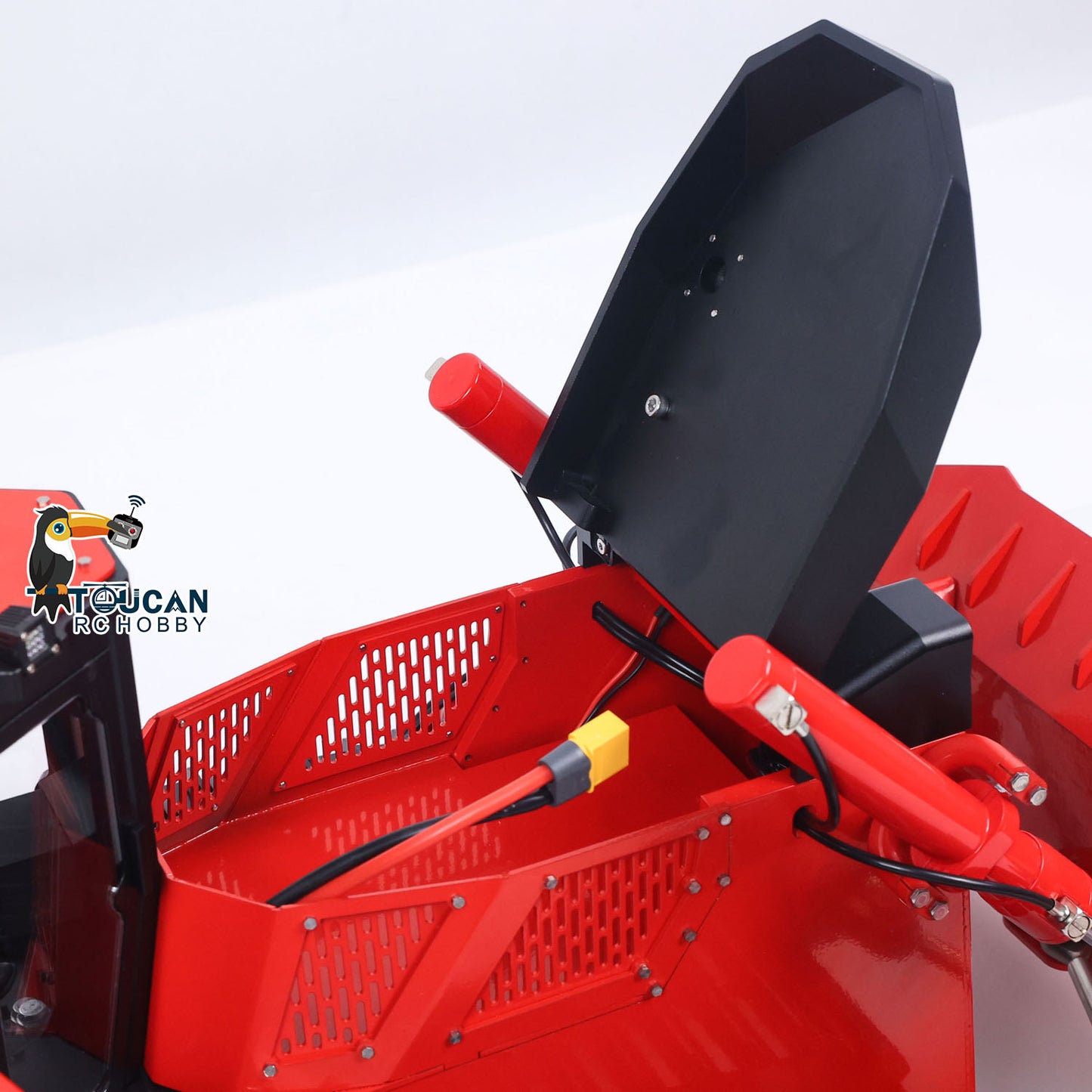 TOUCAN RTR Metal 1/12 Hydraulic Remote Control Bulldozer D155AX RC Dozer Model 7 Way Valve Brushless Motor Radio Master TX15 Battery