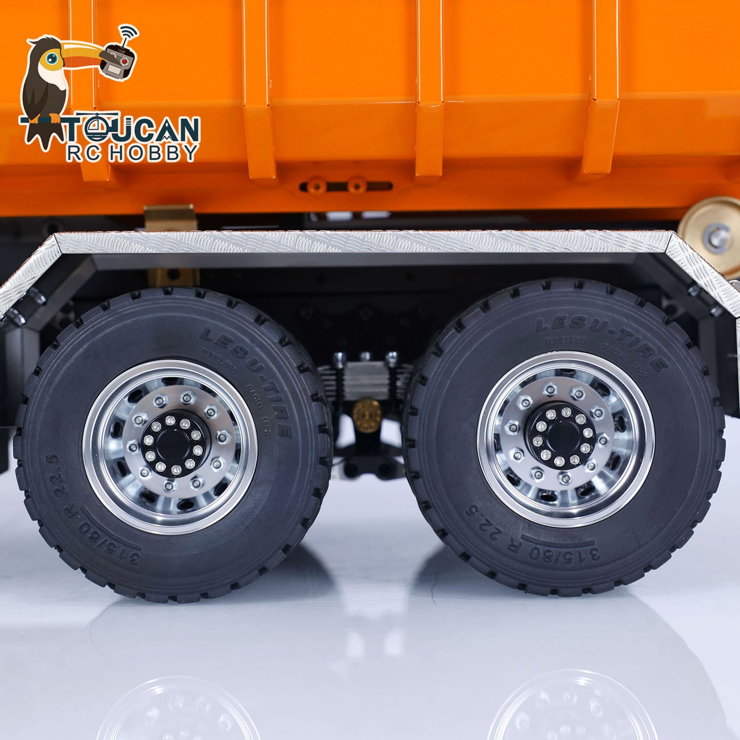 LESU 1/14 8*8 for K3363 Hydraulic RC Dumper Truck Tipper Model 1/2 Transfer Case LED Light 3T Sound ESC Servo Motor