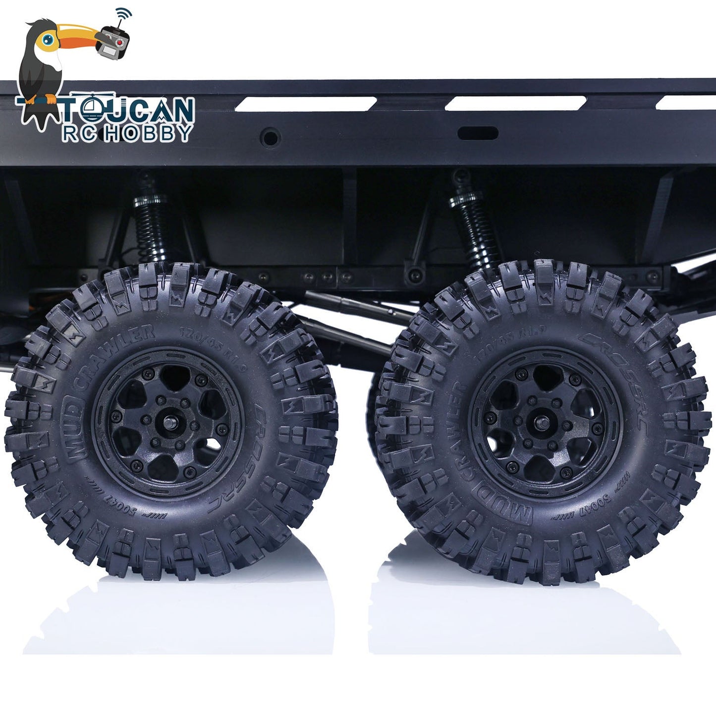 CROSSRC JT6 6WD 6X6 1:10 Scale 2.4GHz RC Crawler Remote Control Flatbed Car Model Lights DIY Simualtion Vehicle PNP ESC Motor Servo