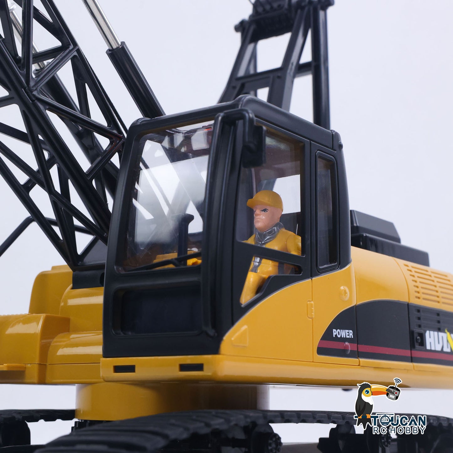 US STOCK HUINA 572 15CH RC 1/14 Construction Crane Truck Tower Excavator Model Car Toy