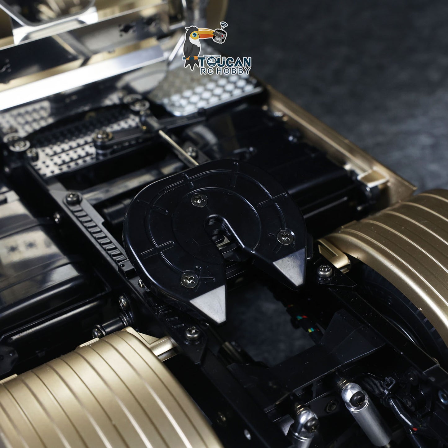 TOUCAN 1/14 Remote Control Tractor Truck 4X2 TAMIYA Chassis 56379 3Speed Gearbox Flowing Water Light Smoke Unit ST8 Radio RTR