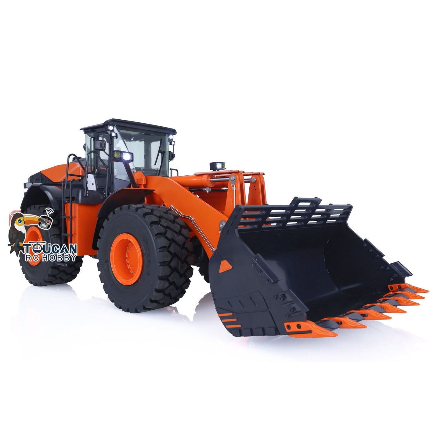 JDMODEL Metal Hydraulic Loader JDM-198 1/14 ZW370 RC Construction Vehicles RTR Car Models 2-Speed Transmission Battery