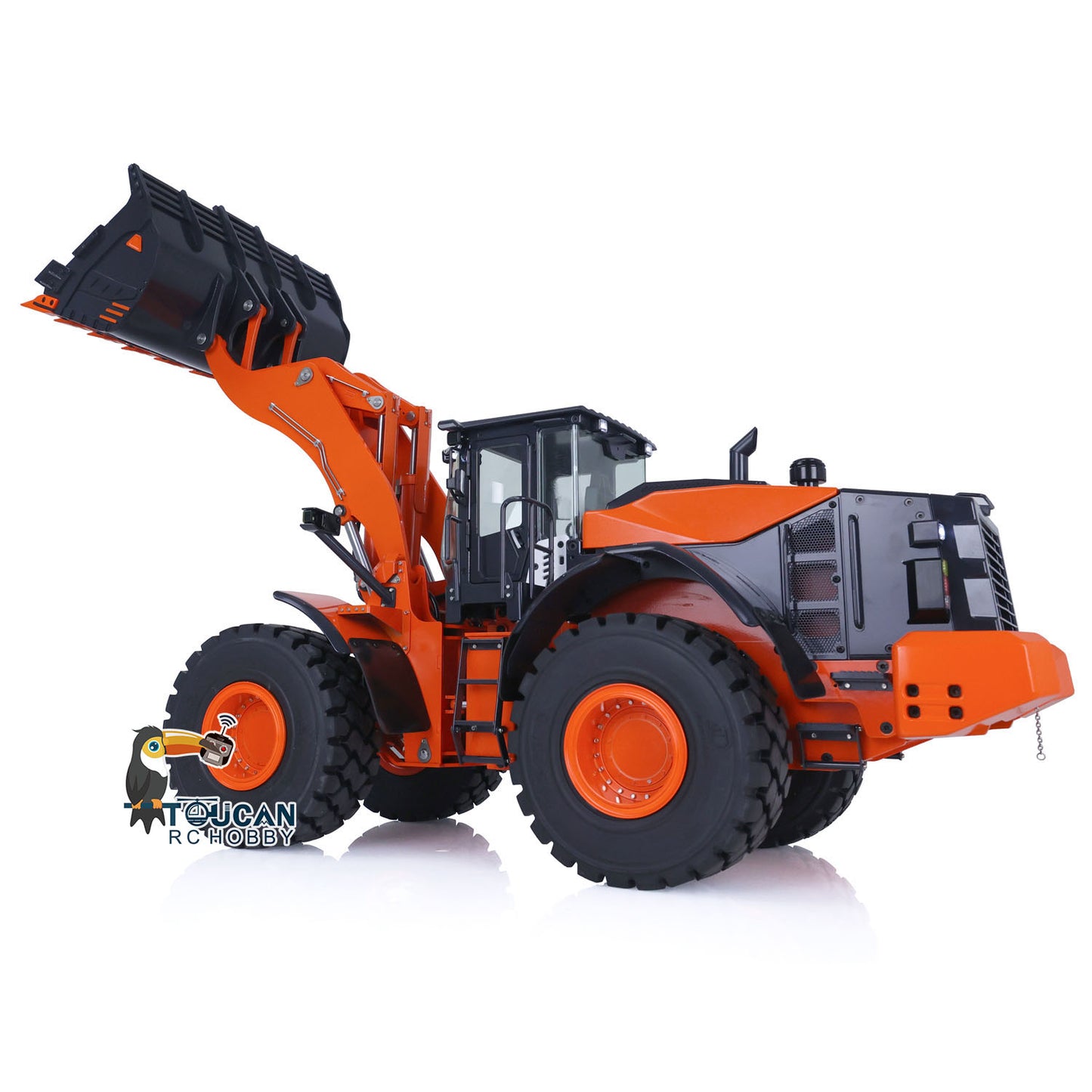 JDMODEL Metal Hydraulic Loader JDM-198 1/14 ZW370 RC Construction Vehicles RTR Car Models 2-Speed Transmission Battery