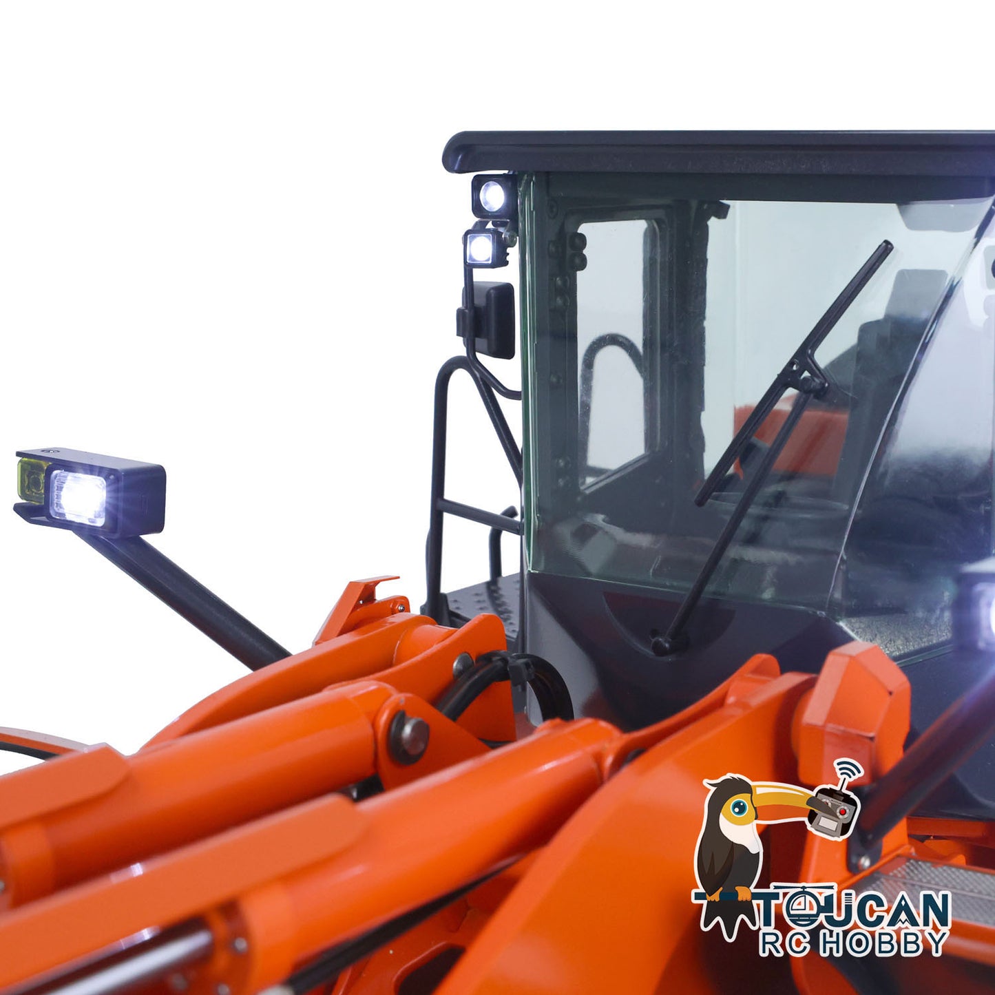 JDMODEL Metal Hydraulic Loader JDM-198 1/14 ZW370 RC Construction Vehicles RTR Car Models 2-Speed Transmission Battery