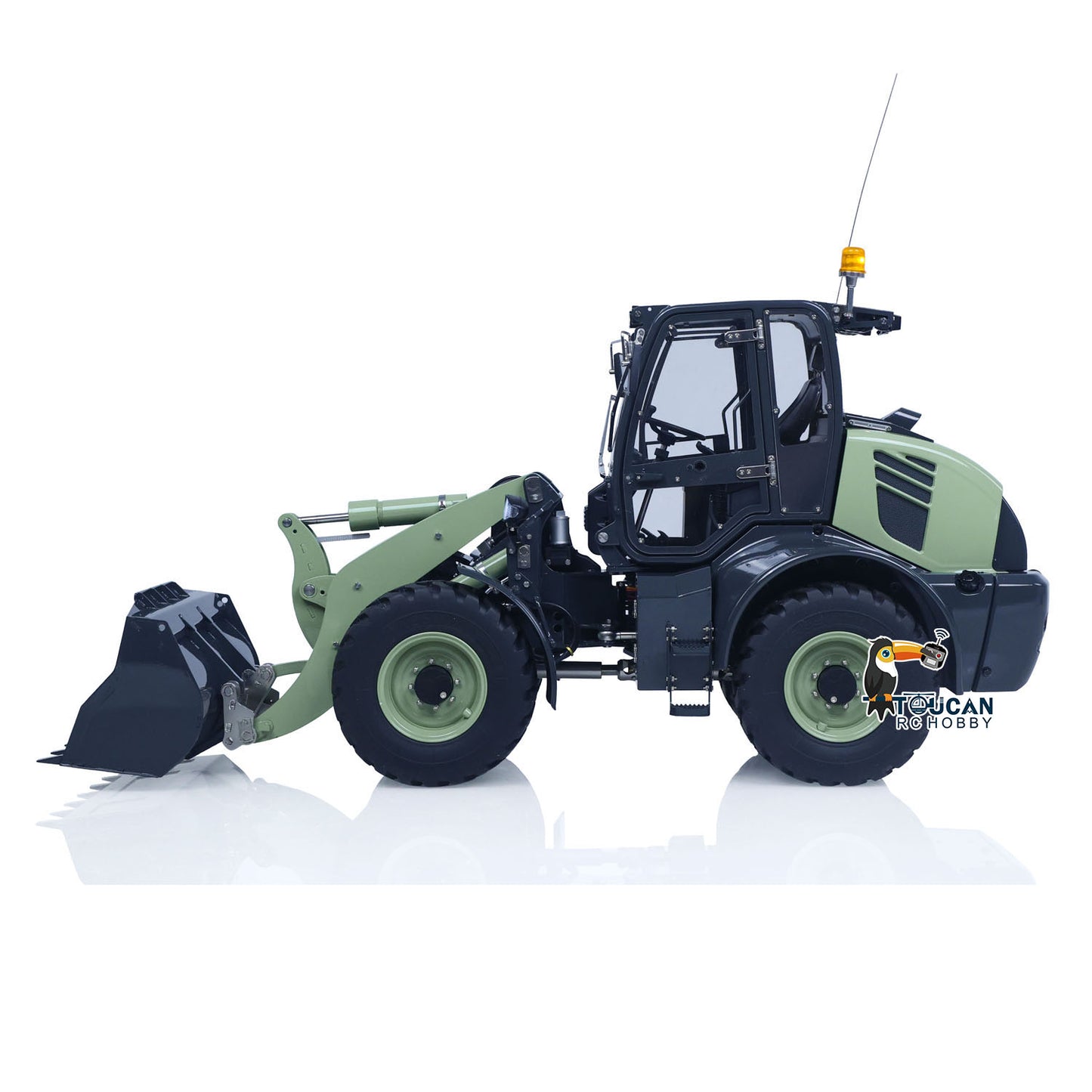 Metal LESU 1/14 RC Hydraulic Loader Aoue WA100M-8 4X4 RTR Remote Control Construction Vehicle Axle Differential Lock Sound Light ST8 Radio Engineering Machine