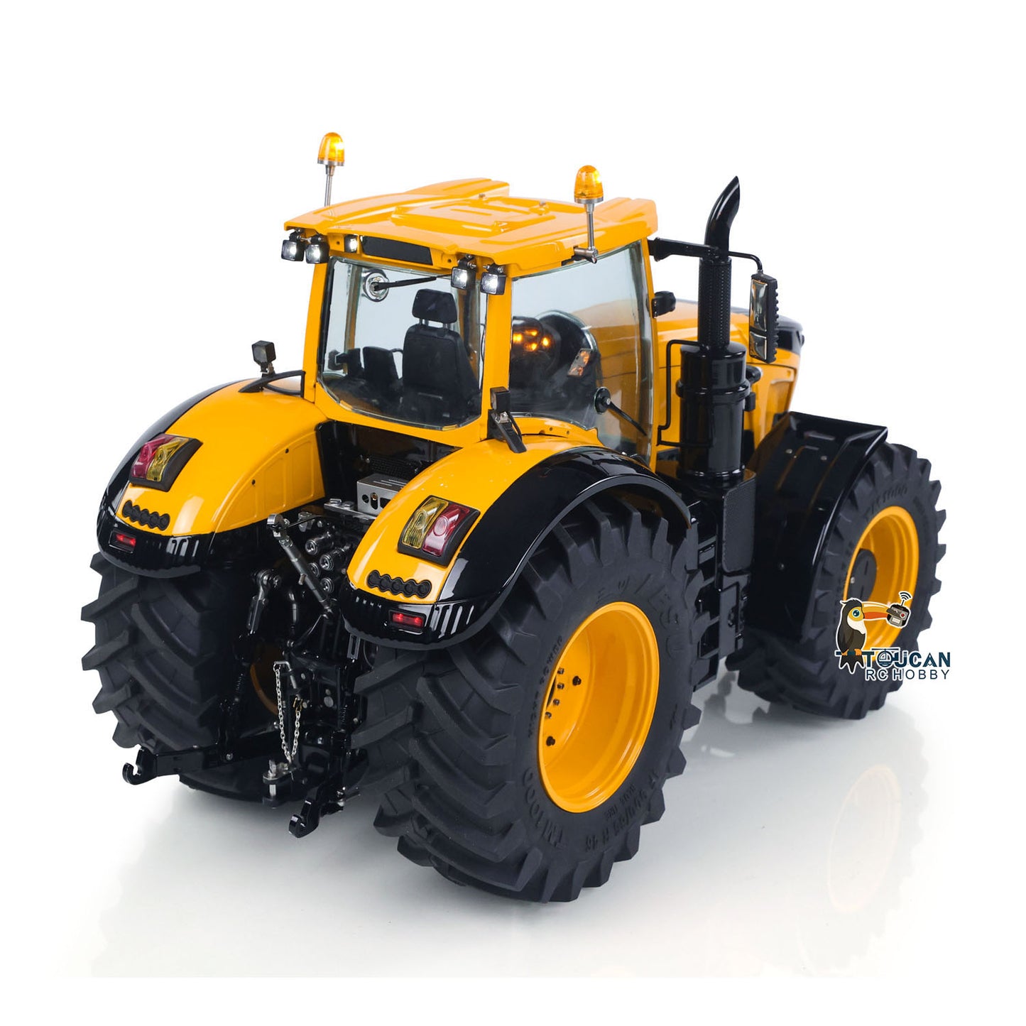 LESU 4x4 90% Metal Body 1/14 RC Hydraulic Tractor AOUE 1050 Radio Controlled Agricultural Vehicle Light Smoking Simulation Sound