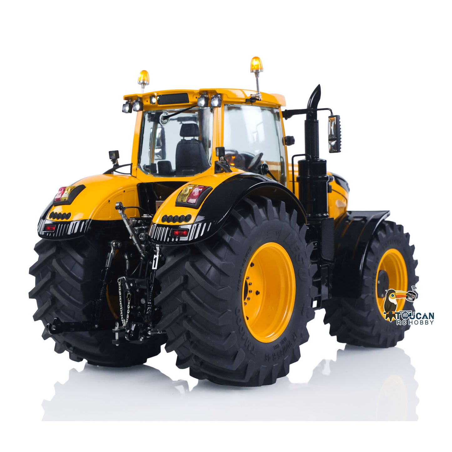 LESU 4x4 90% Metal Body 1/14 RC Hydraulic Tractor AOUE 1050 Radio Controlled Agricultural Vehicle Light Smoking Simulation Sound