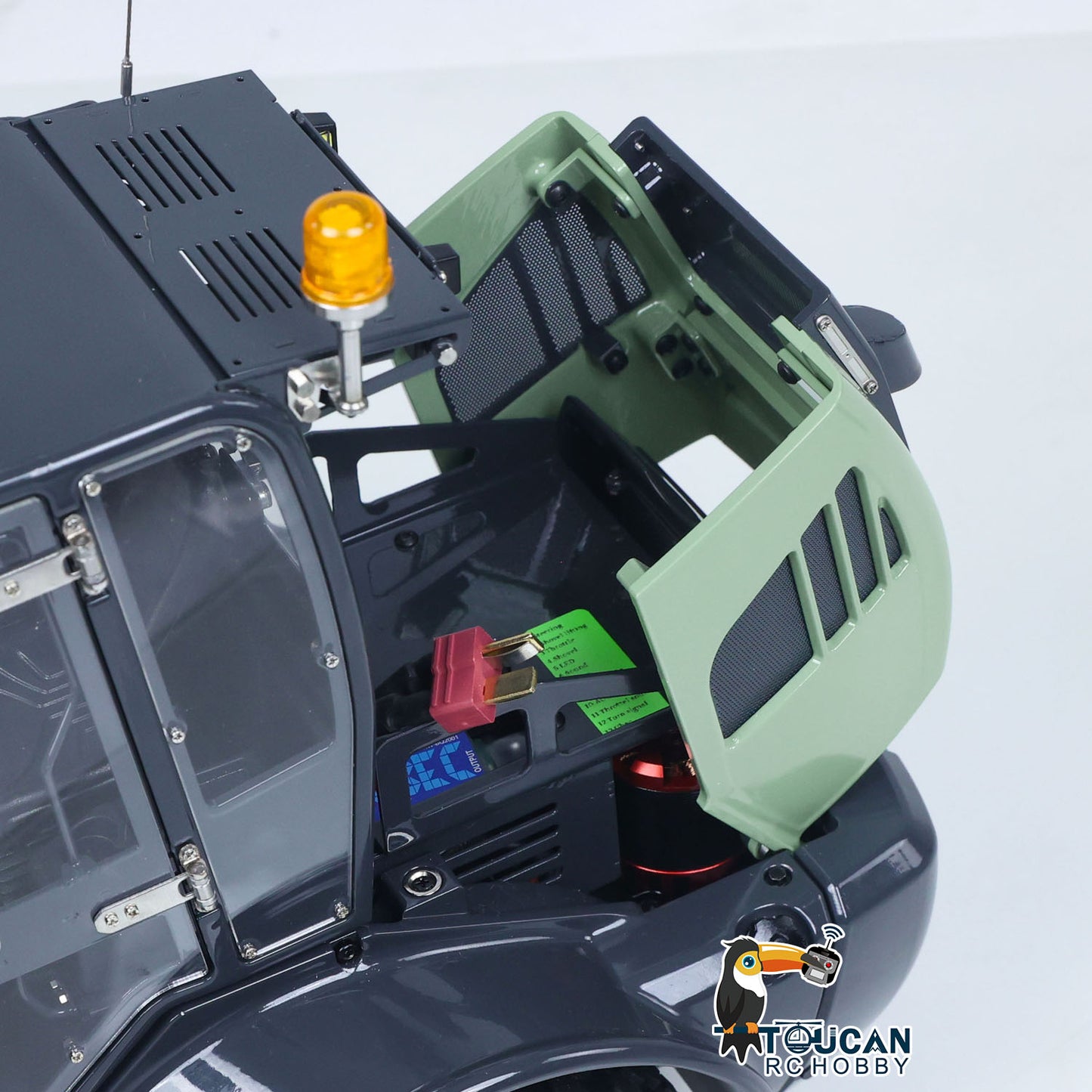 RTR LESU Metal 1/14 Remote Control Hydraulic Loader Aoue WA100M-8 4CH Valve RC Engineering Vehicle Quick Coupler Lights Sounds