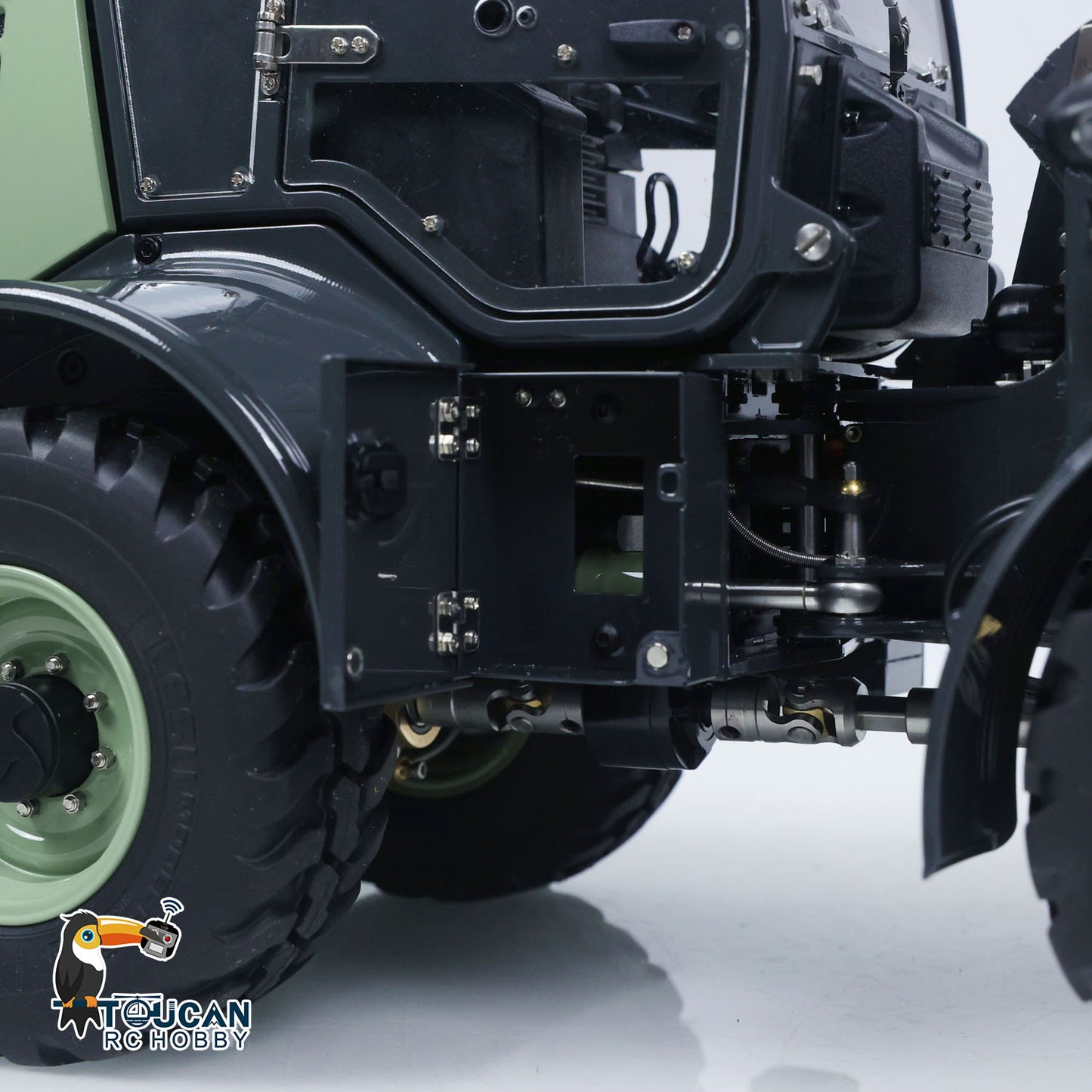 RTR LESU Metal 1/14 Remote Control Hydraulic Loader Aoue WA100M-8 4CH Valve RC Engineering Vehicle Quick Coupler Lights Sounds