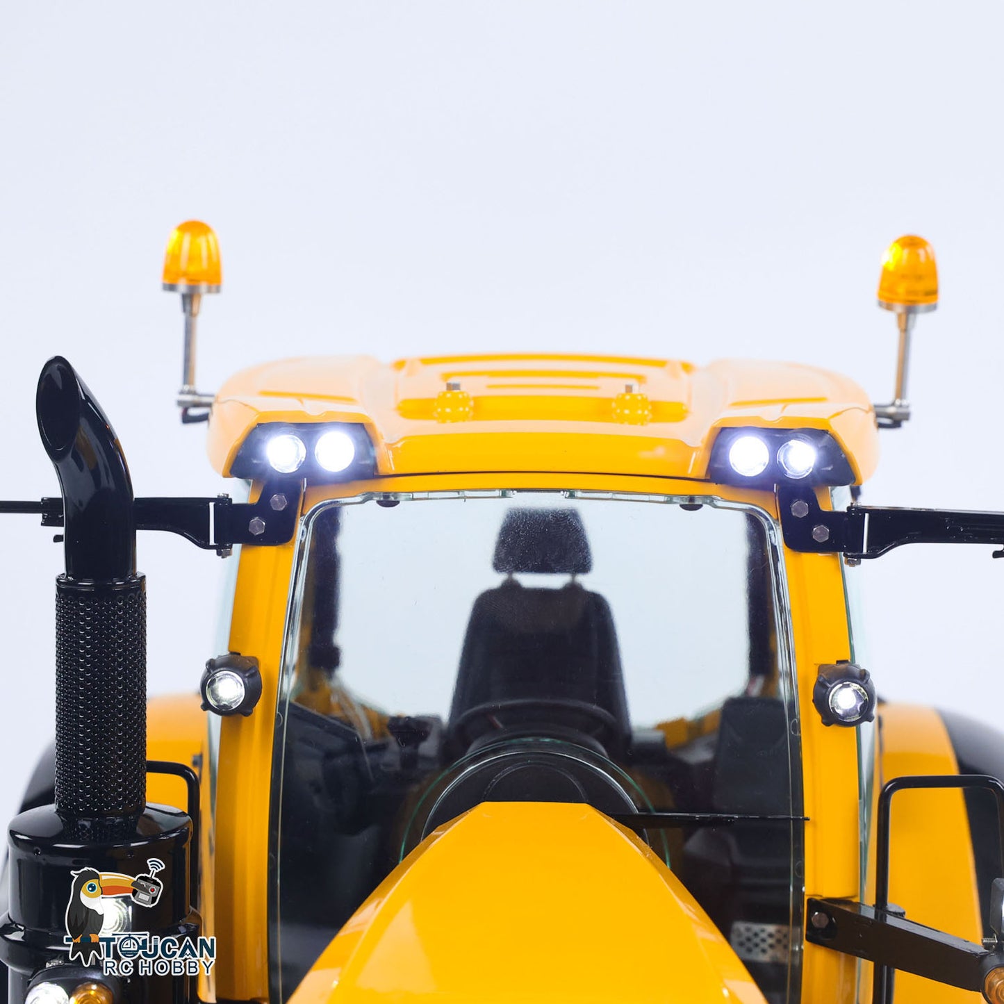 LESU 4x4 90% Metal Body 1/14 RC Hydraulic Tractor AOUE 1050 Radio Controlled Agricultural Vehicle Light Smoking Simulation Sound