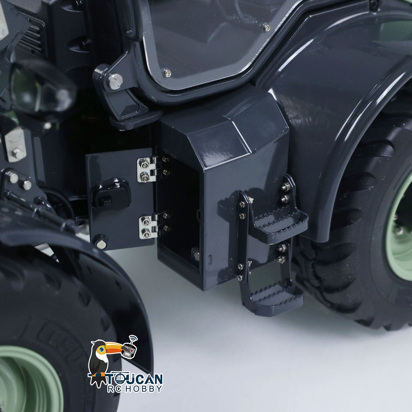 RTR LESU Metal 1/14 Remote Control Hydraulic Loader Aoue WA100M-8 4CH Valve RC Engineering Vehicle Quick Coupler Lights Sounds