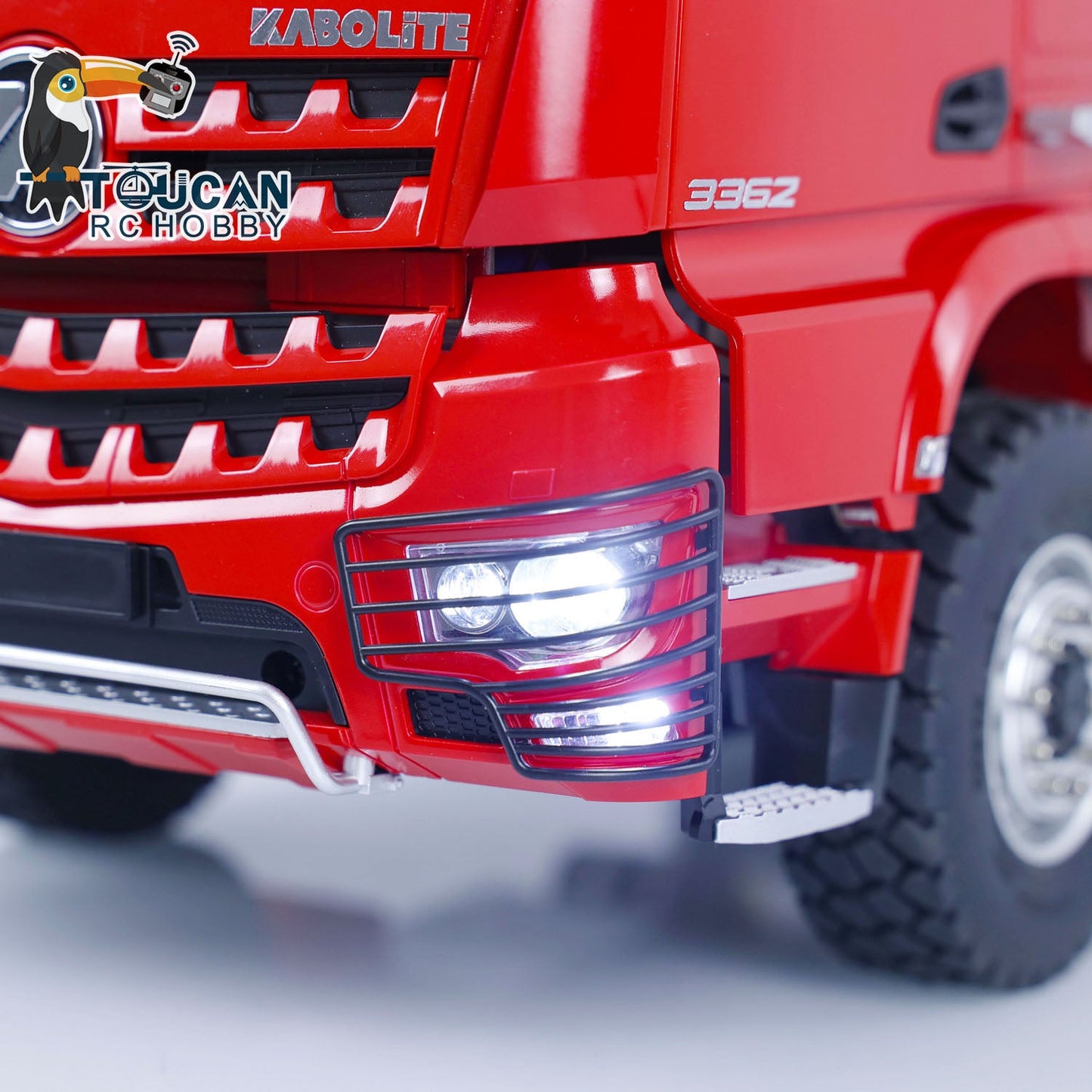 Kabolite K3362 3362 1/14 RC Dump Remote Control Tipper Truck Tipper Lorry Ready to Run 4*4 Metal Hydraulic AWD Light Sound Motor Servo Cylinder