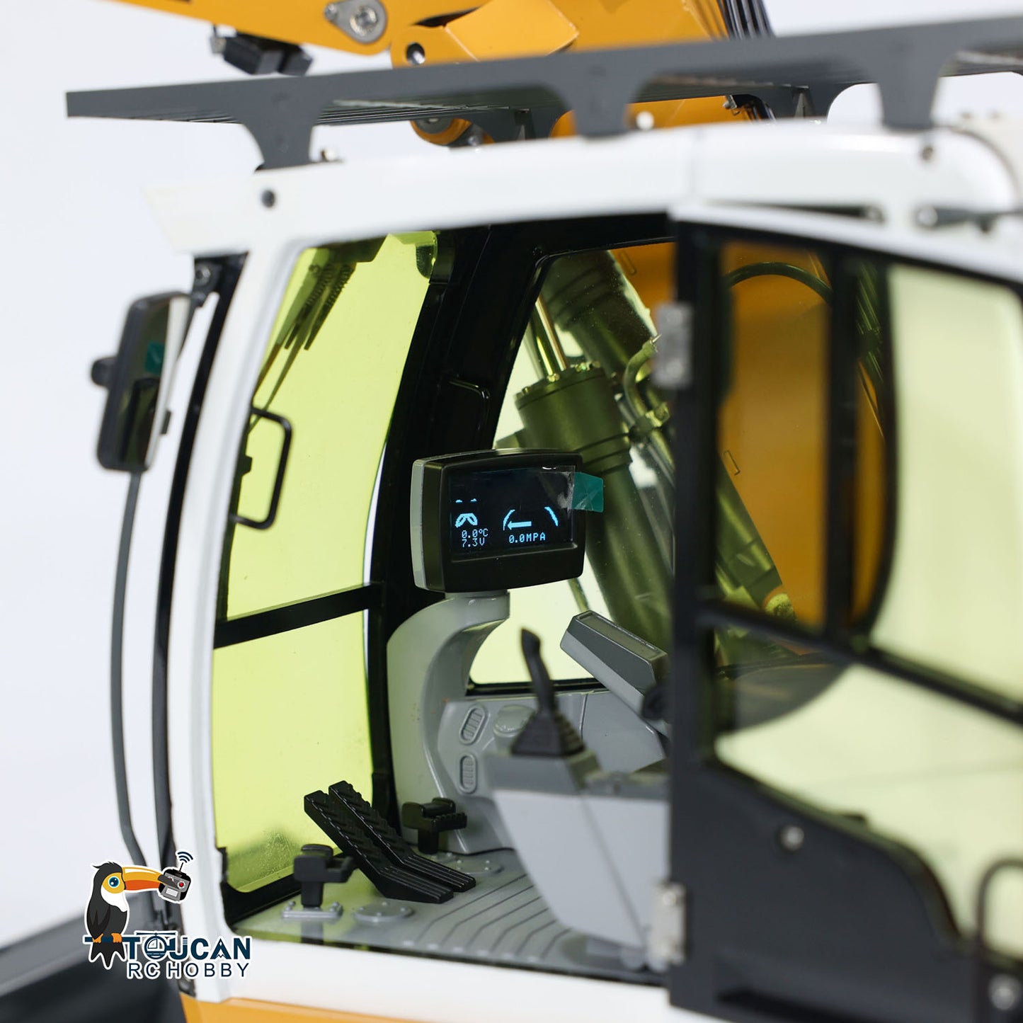 US STOCK 1/14 RC Hydraulic Excavator 914 5-ways Valve Metal Remote Control Digger Model